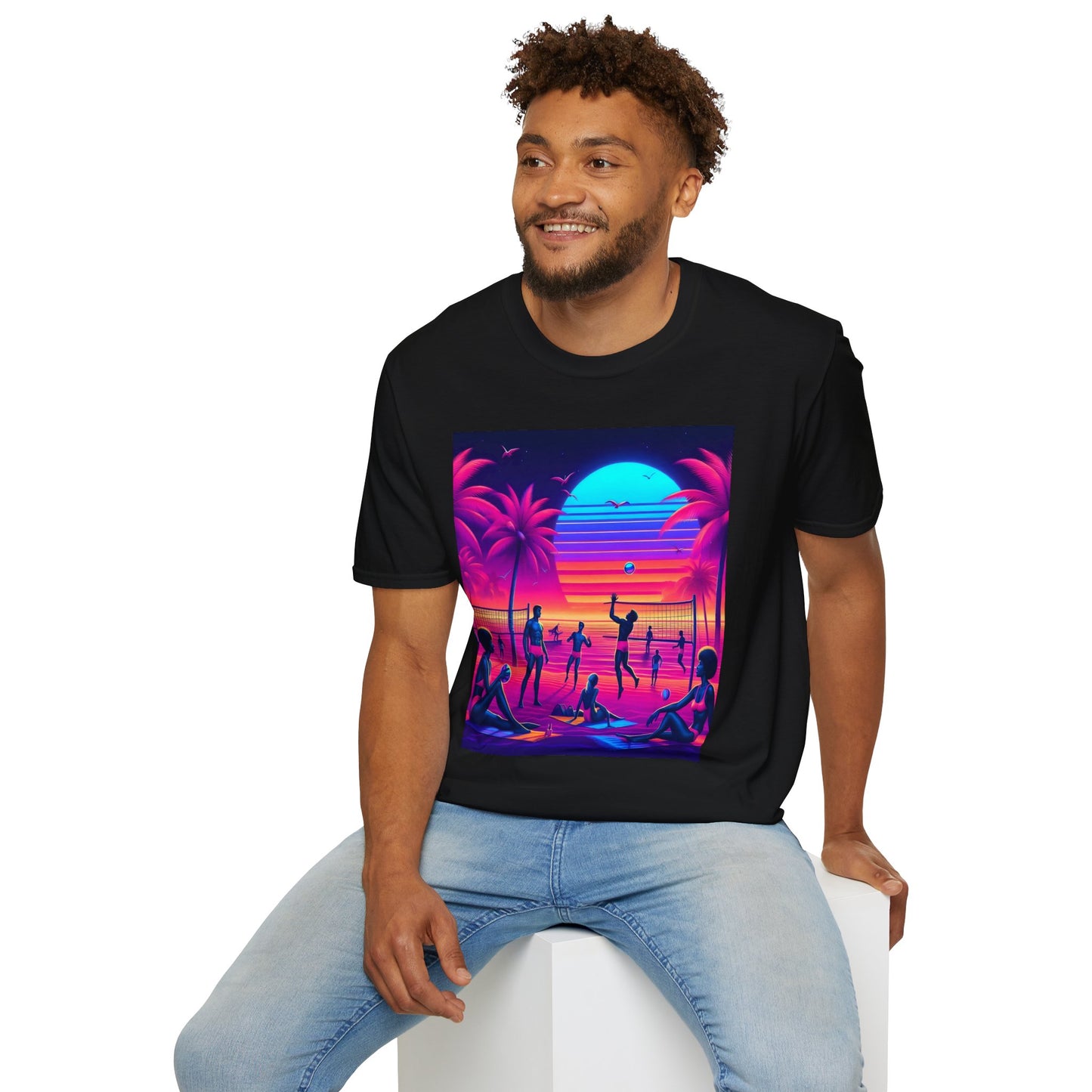 Beachin' Retrowave T-Shirt