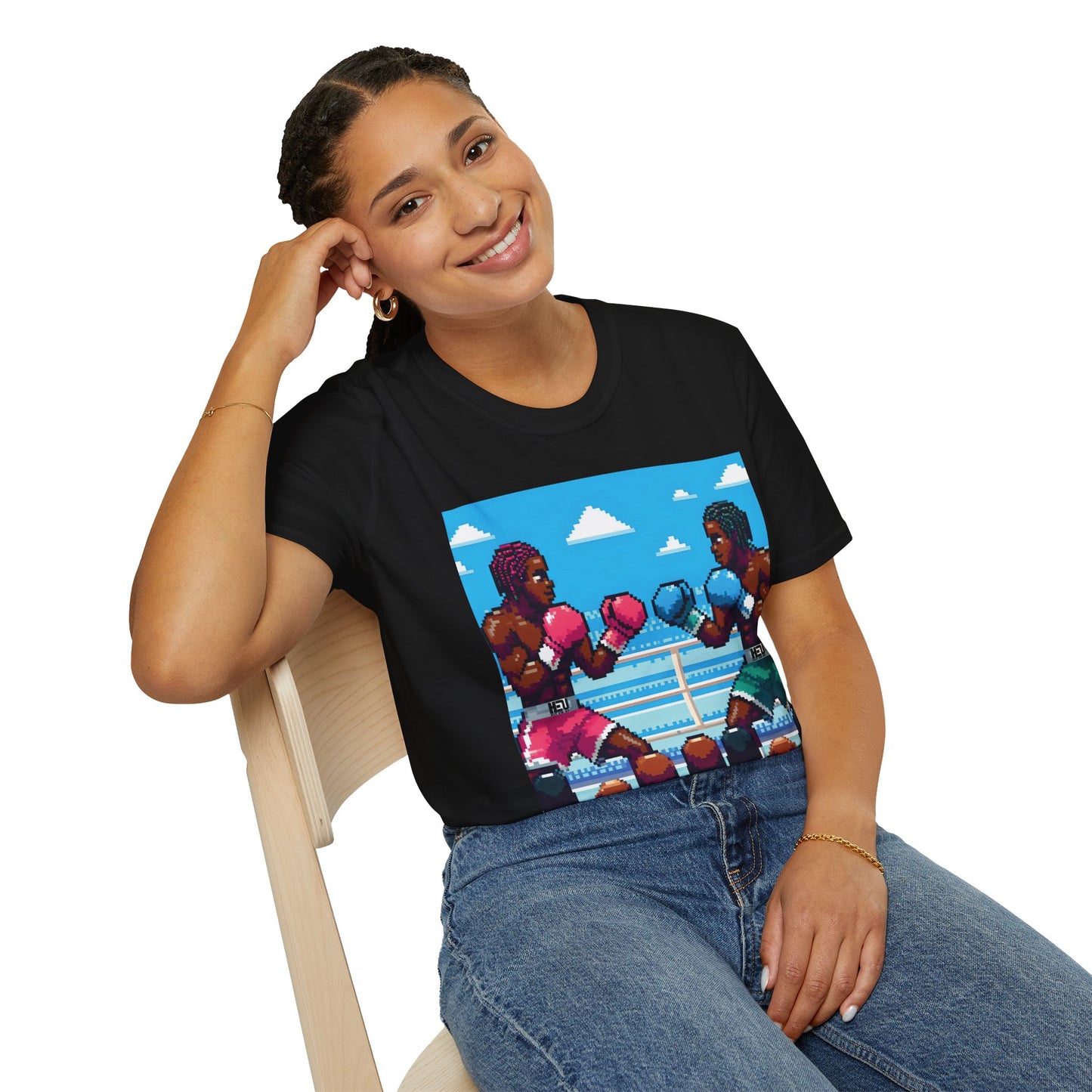 HEU Unisex Pixel Boxing T-Shirt