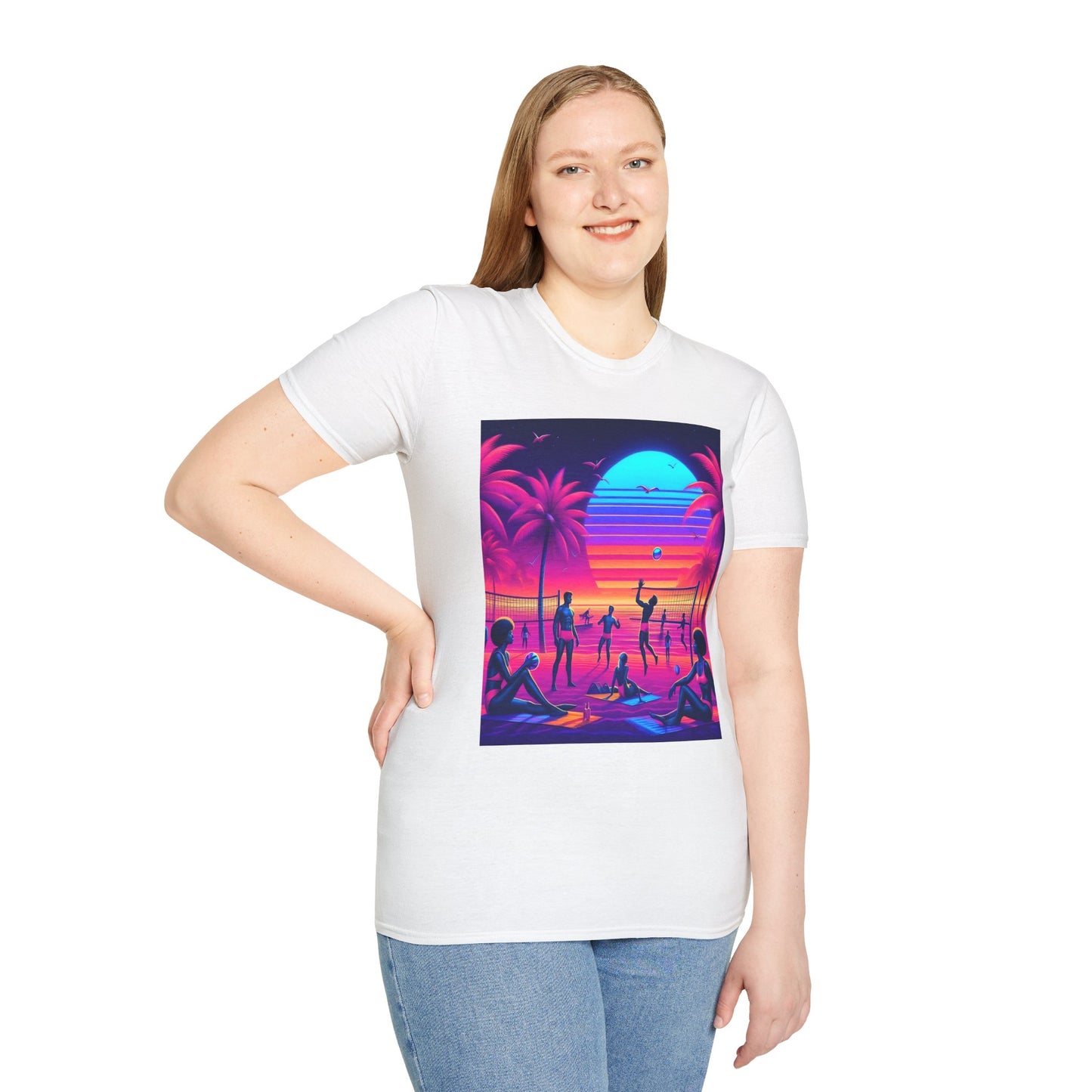 Beachin' Retrowave T-Shirt