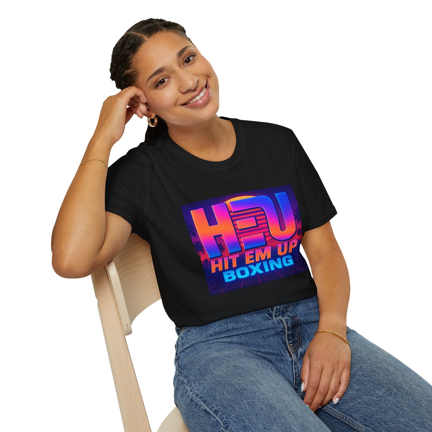 HEU Boxing Retrowave T-Shirt