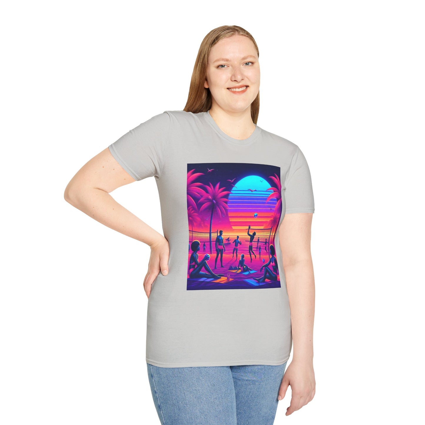Beachin' Retrowave T-Shirt