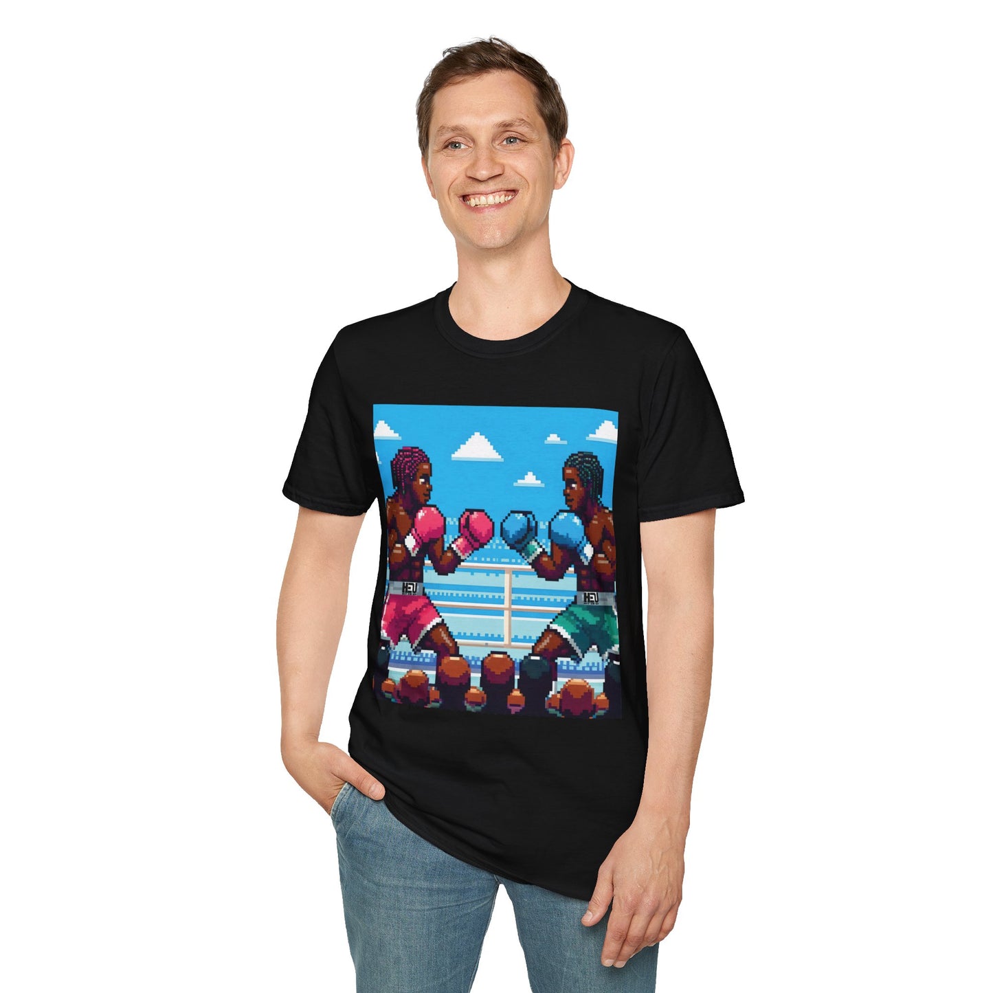 HEU Unisex Pixel Boxing T-Shirt