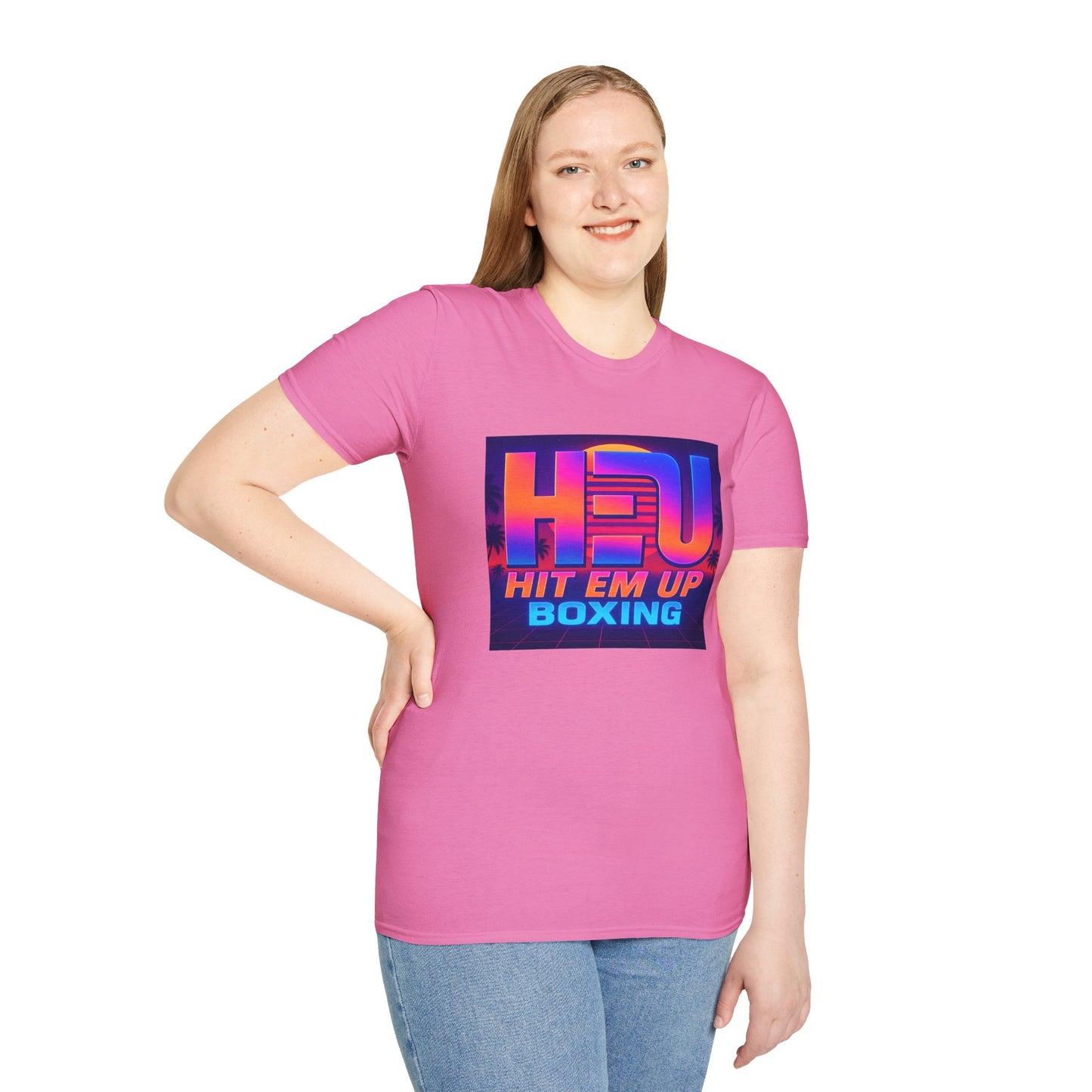 HEU Boxing Retrowave T-Shirt