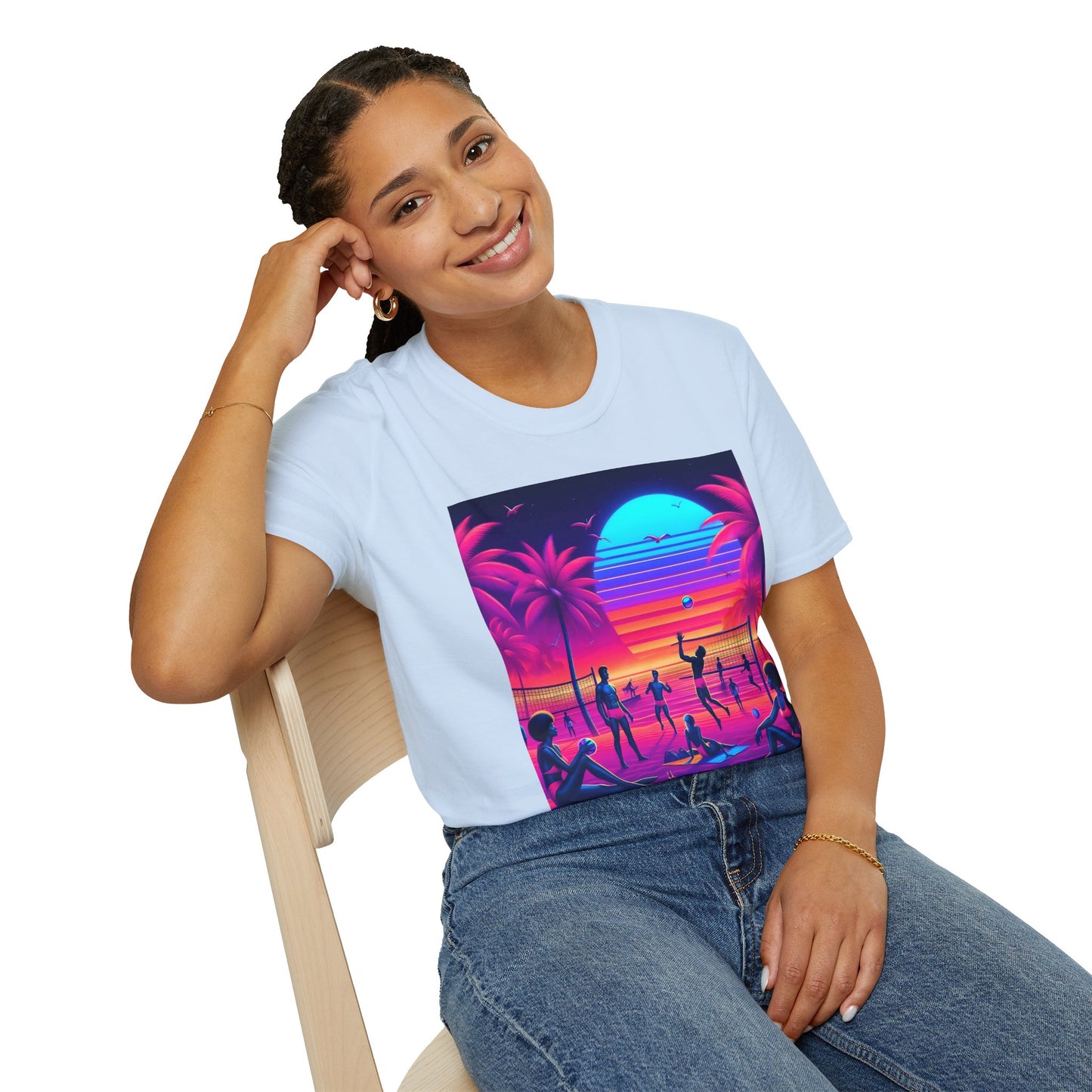 Beachin' Retrowave T-Shirt
