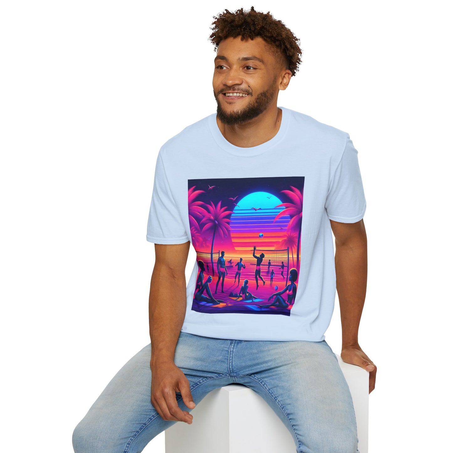 Beachin' Retrowave T-Shirt