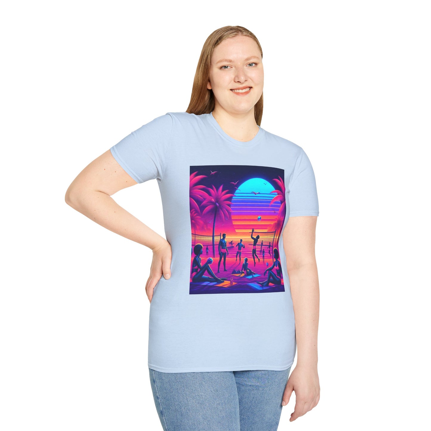 Beachin' Retrowave T-Shirt