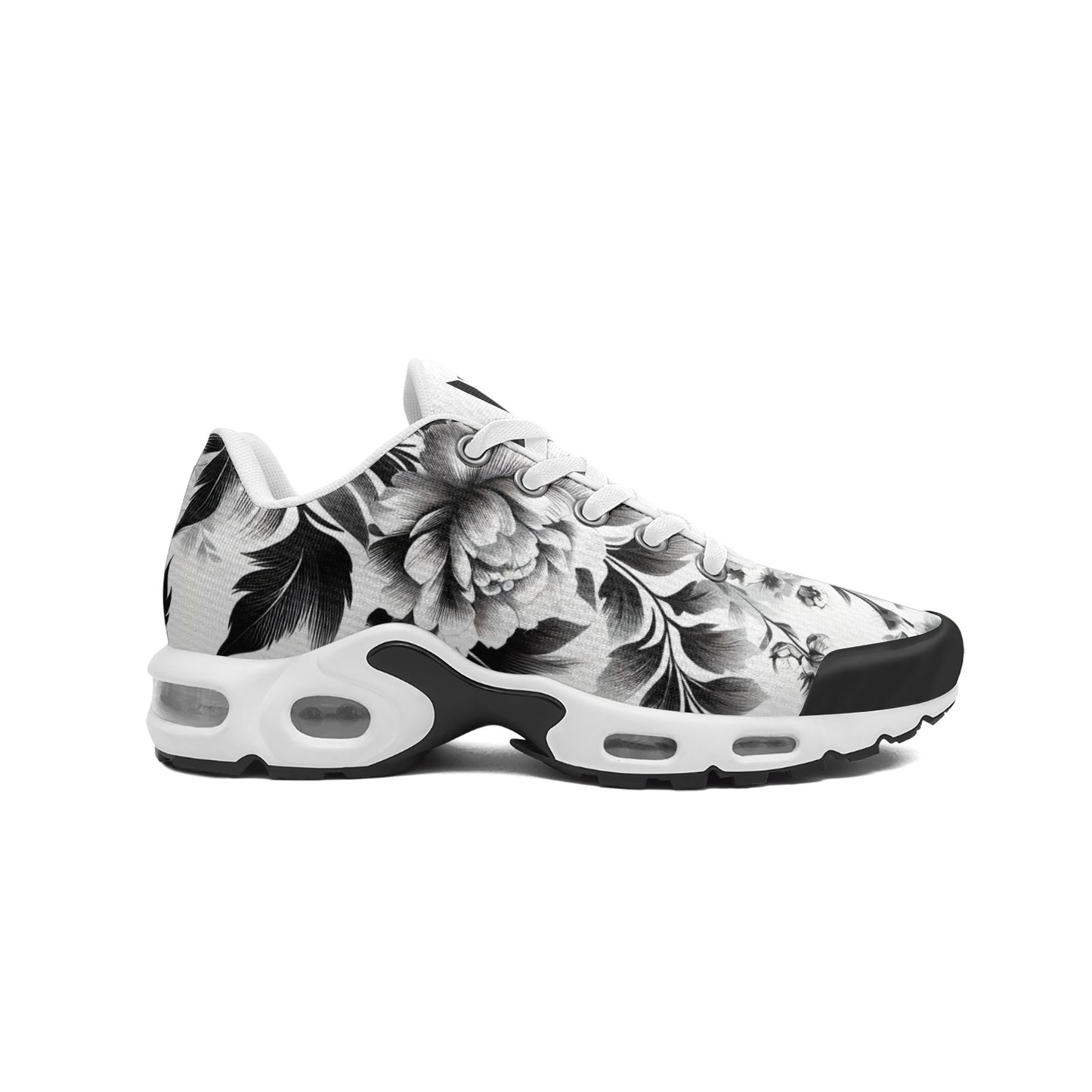 HEU Black Fly Flex Mesh Tech Sneakers