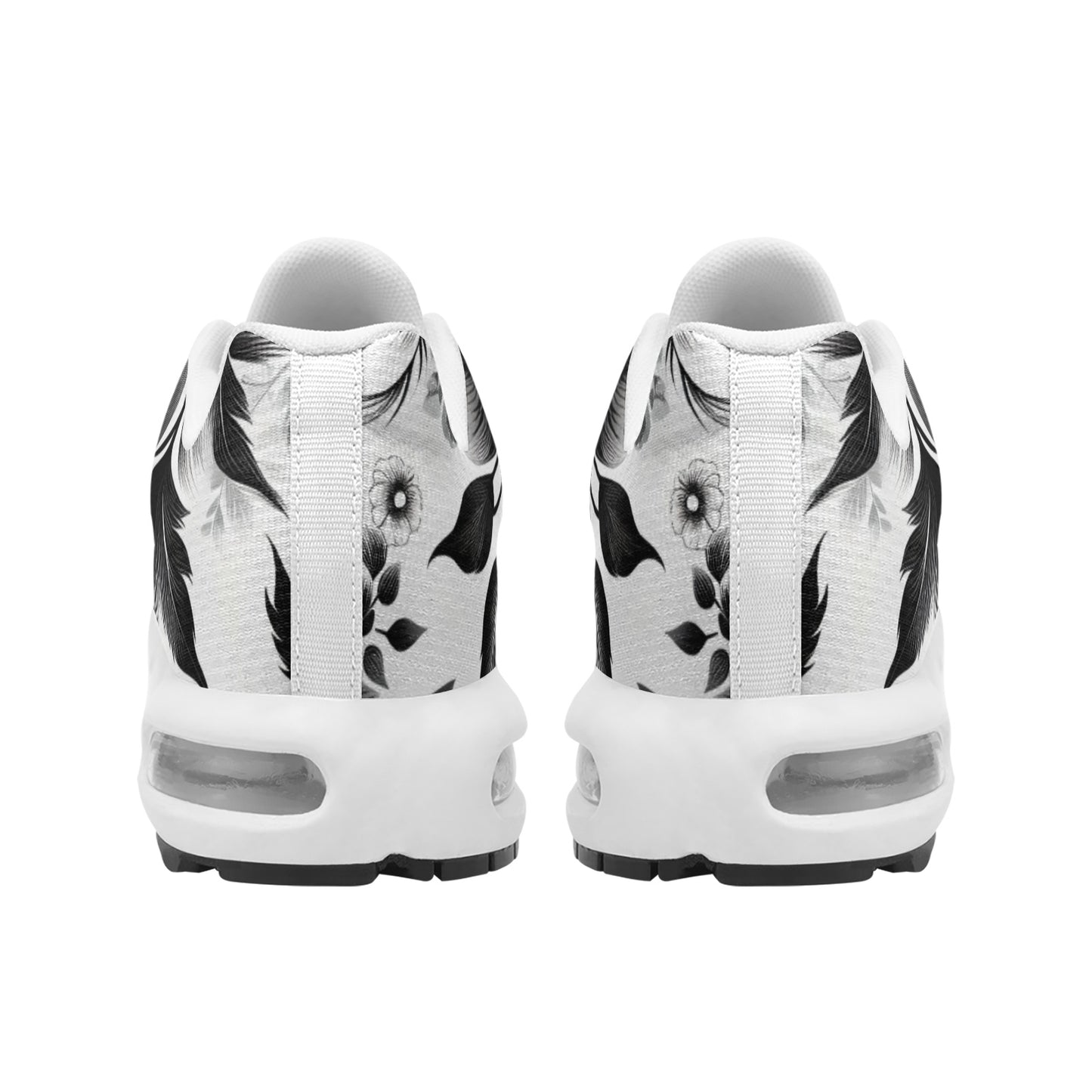 HEU Black Fly Flex Mesh Tech Sneakers