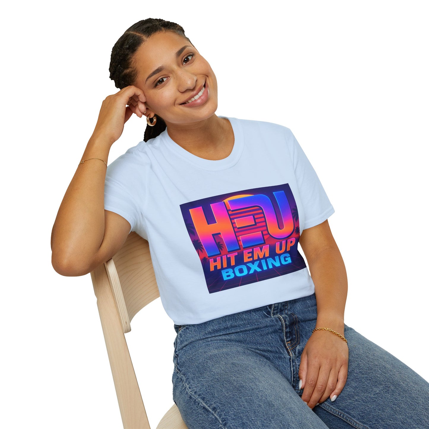 HEU Boxing Retrowave T-Shirt