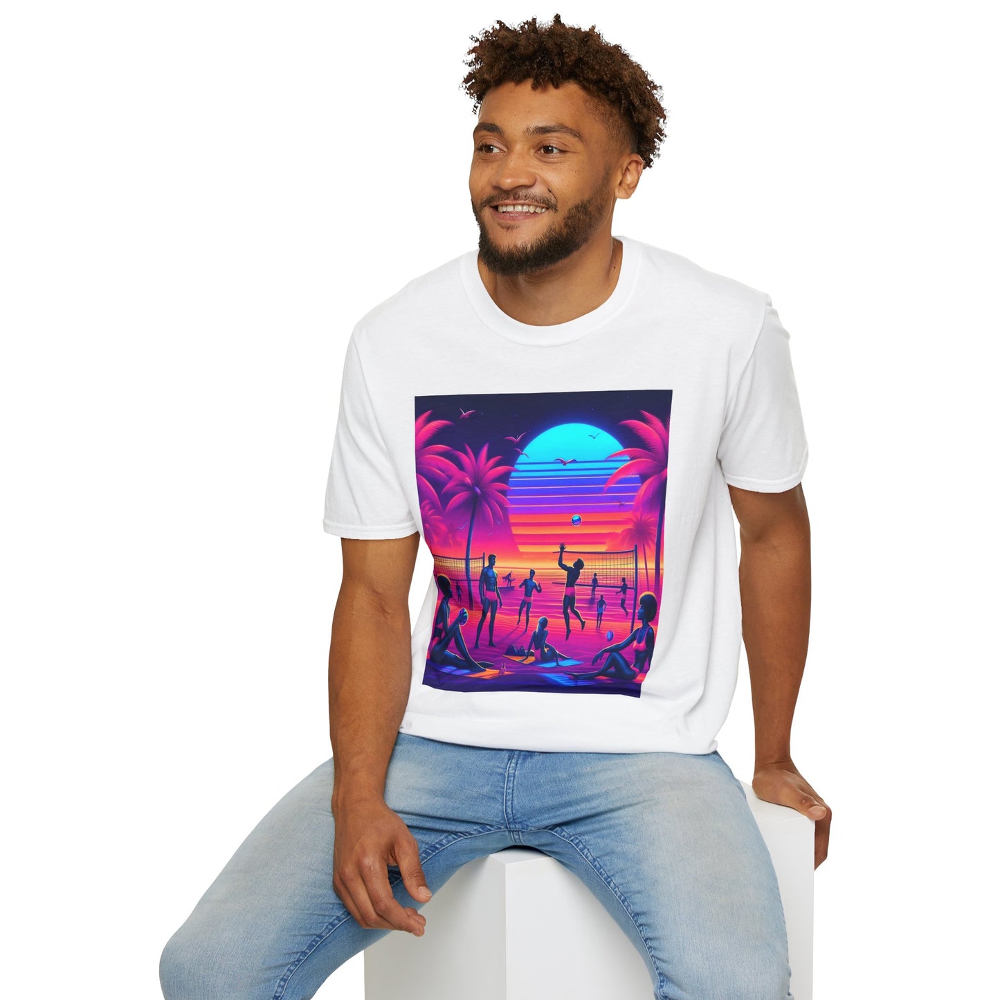 Beachin' Retrowave T-Shirt