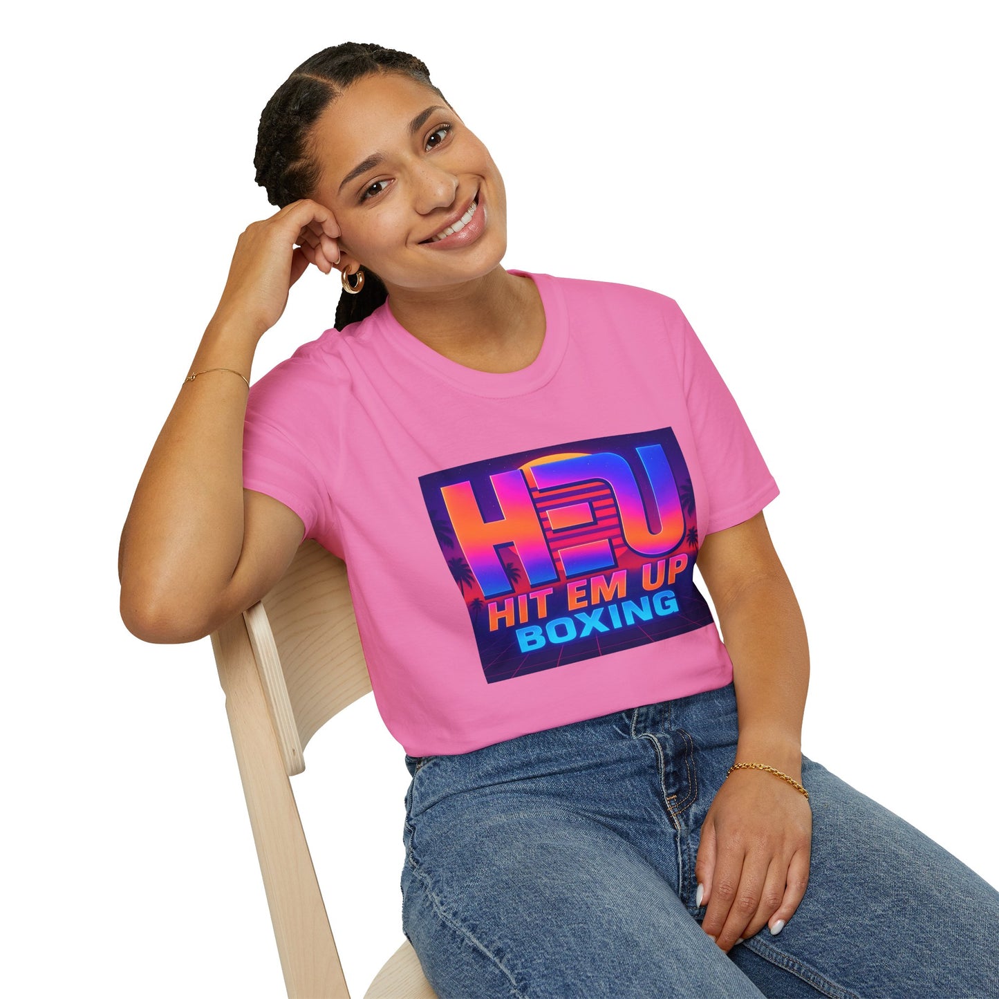 HEU Boxing Retrowave T-Shirt