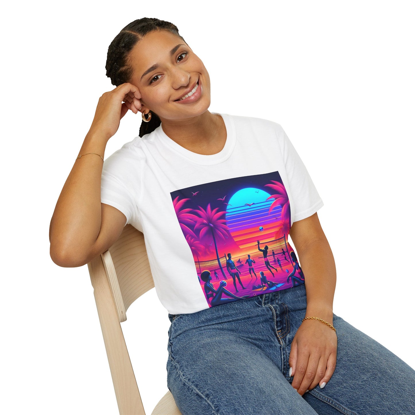 Beachin' Retrowave T-Shirt