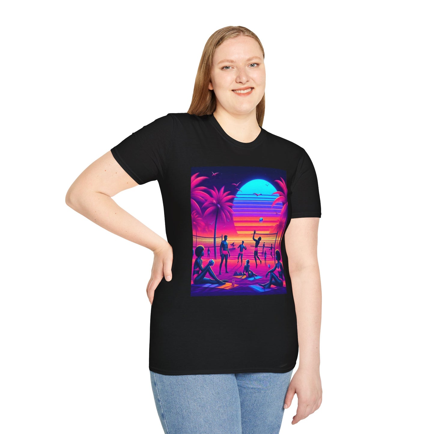 Beachin' Retrowave T-Shirt