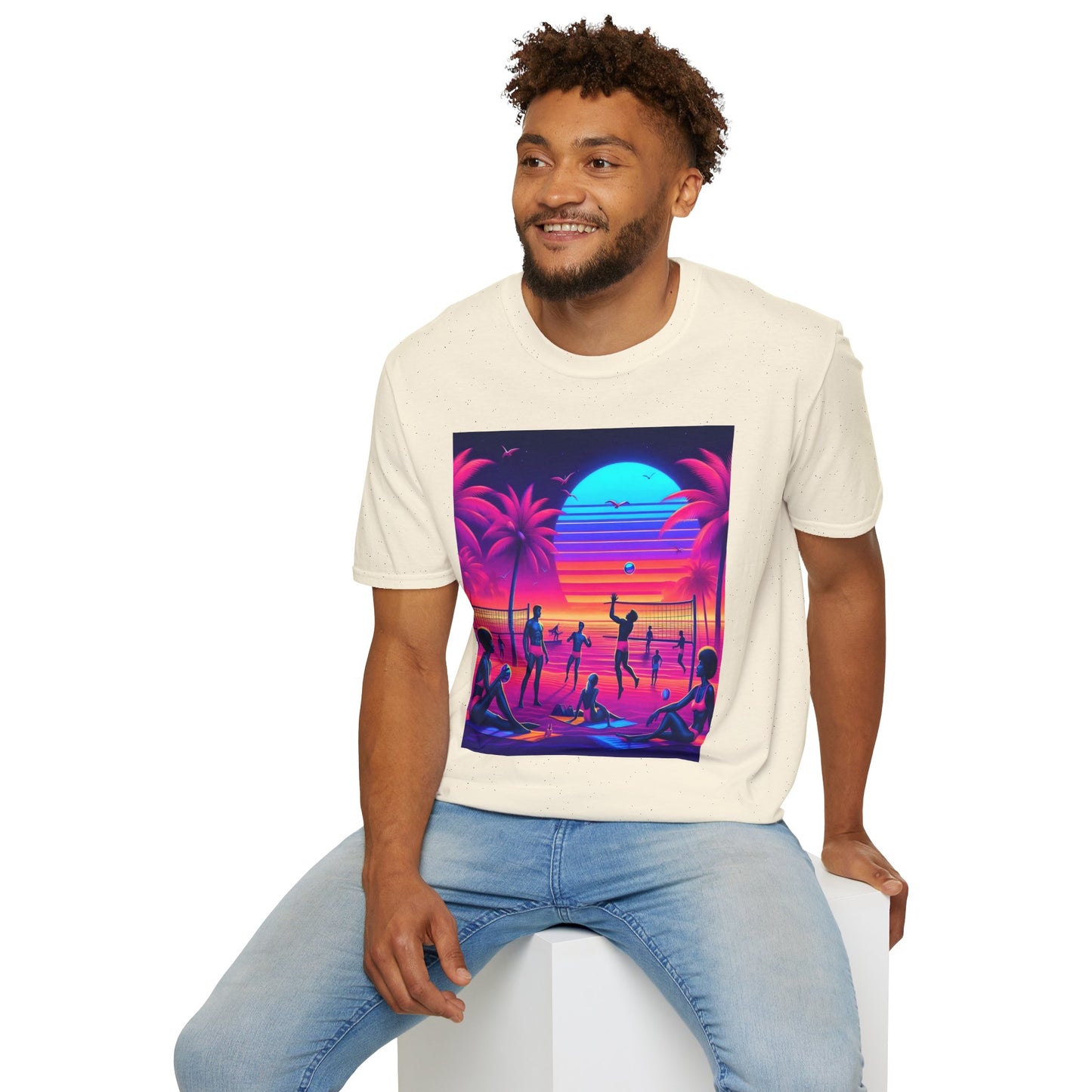 Beachin' Retrowave T-Shirt