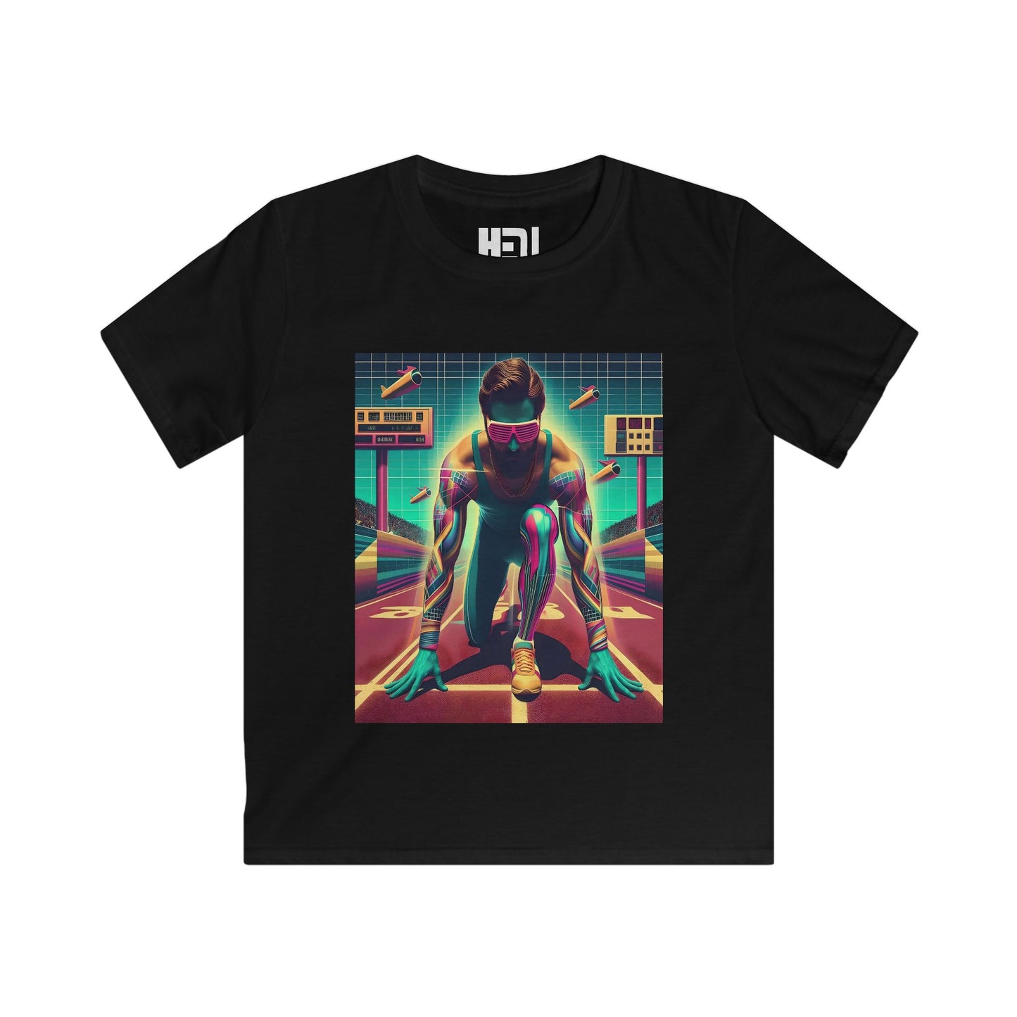 Track Star Retrowave Kids T-Shirt