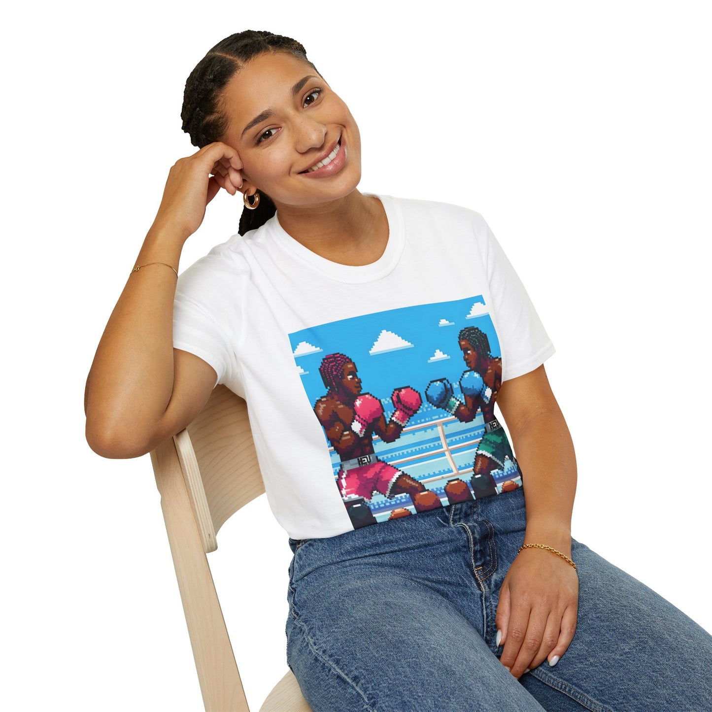 HEU Unisex Pixel Boxing T-Shirt