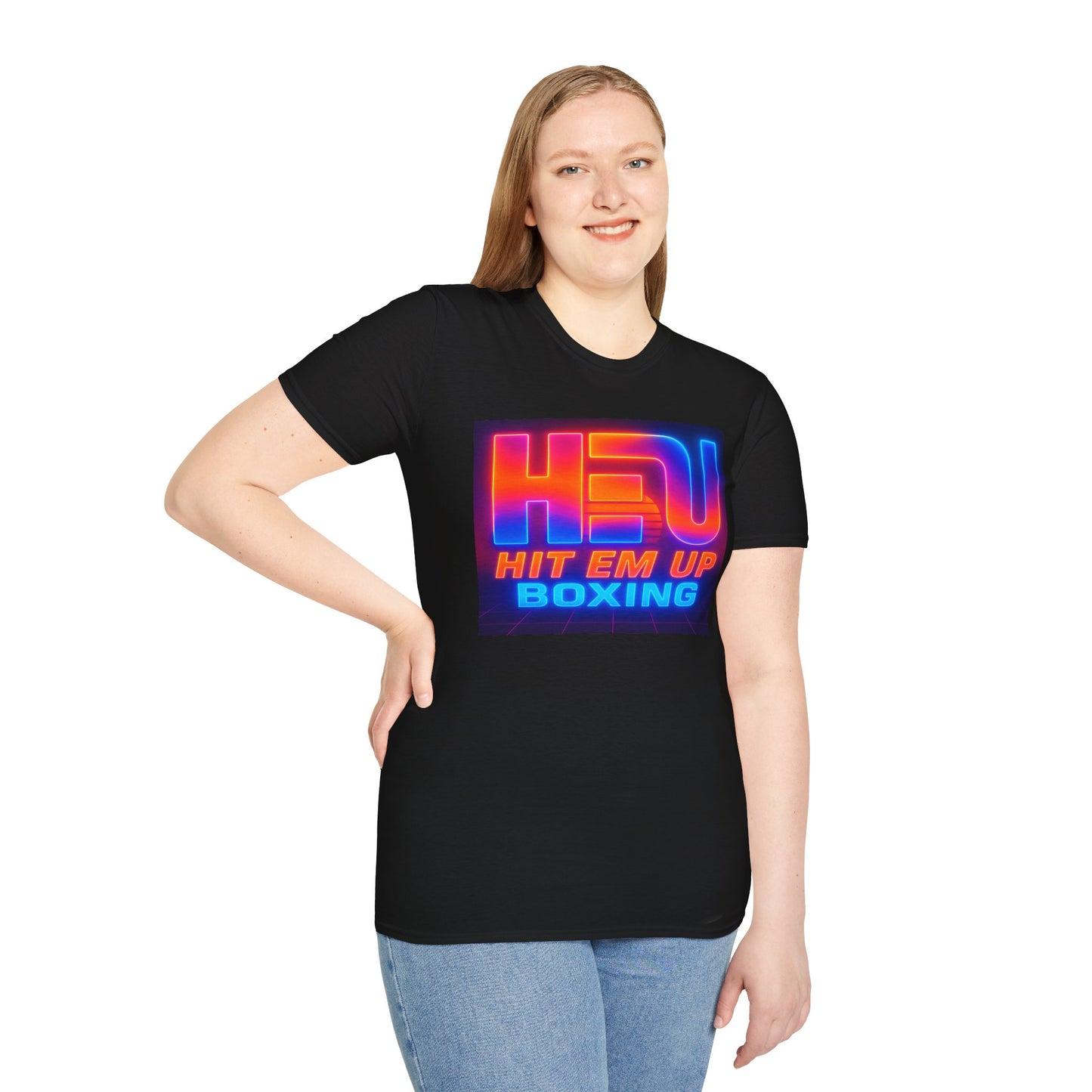 HEU Boxing Retrowave T-Shirt Remix