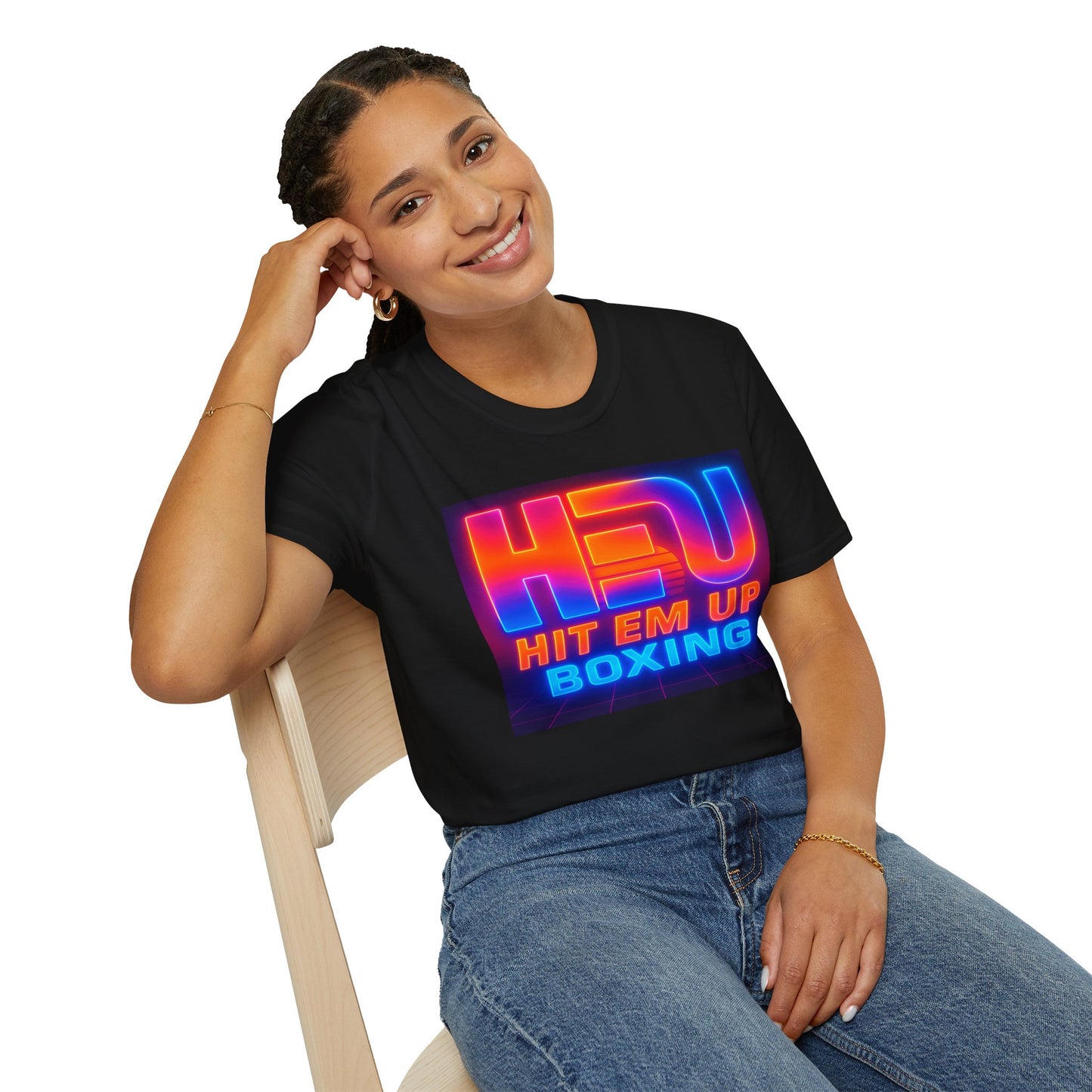 HEU Boxing Retrowave T-Shirt Remix