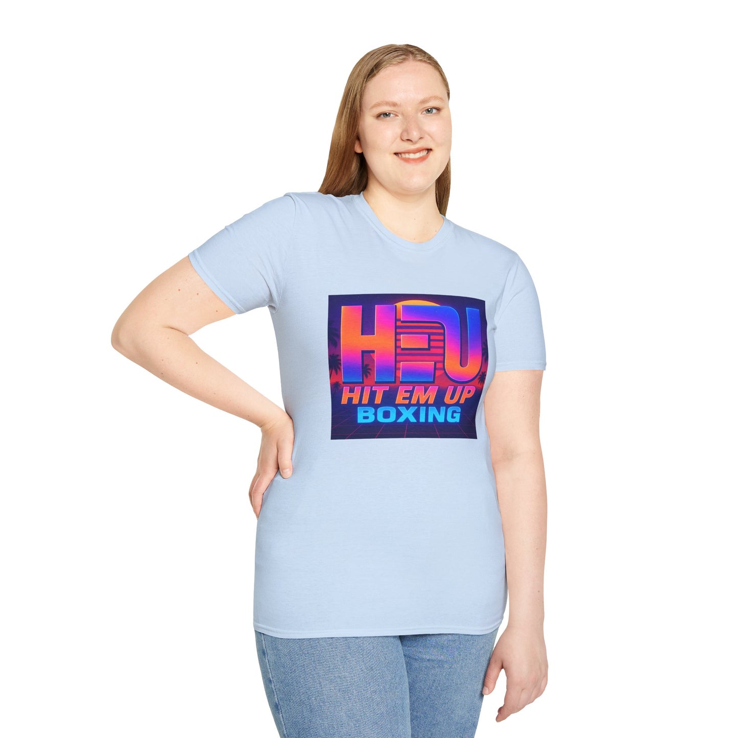HEU Boxing Retrowave T-Shirt