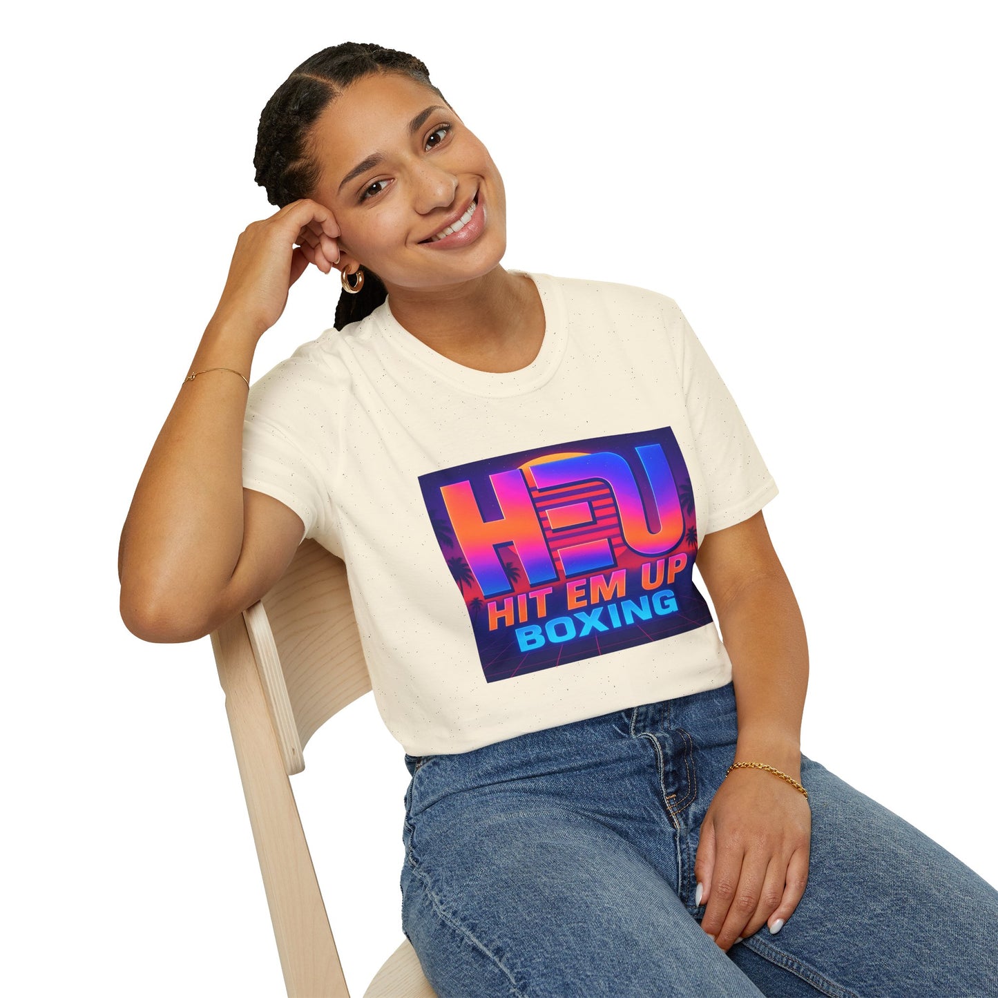 HEU Boxing Retrowave T-Shirt
