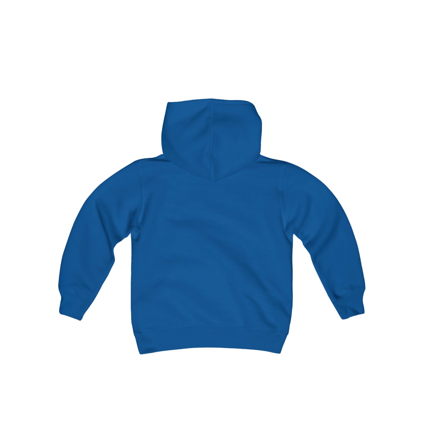 Black HEU HIT EM UP Logo Youth Heavy Blend Hooded Sweatshirt