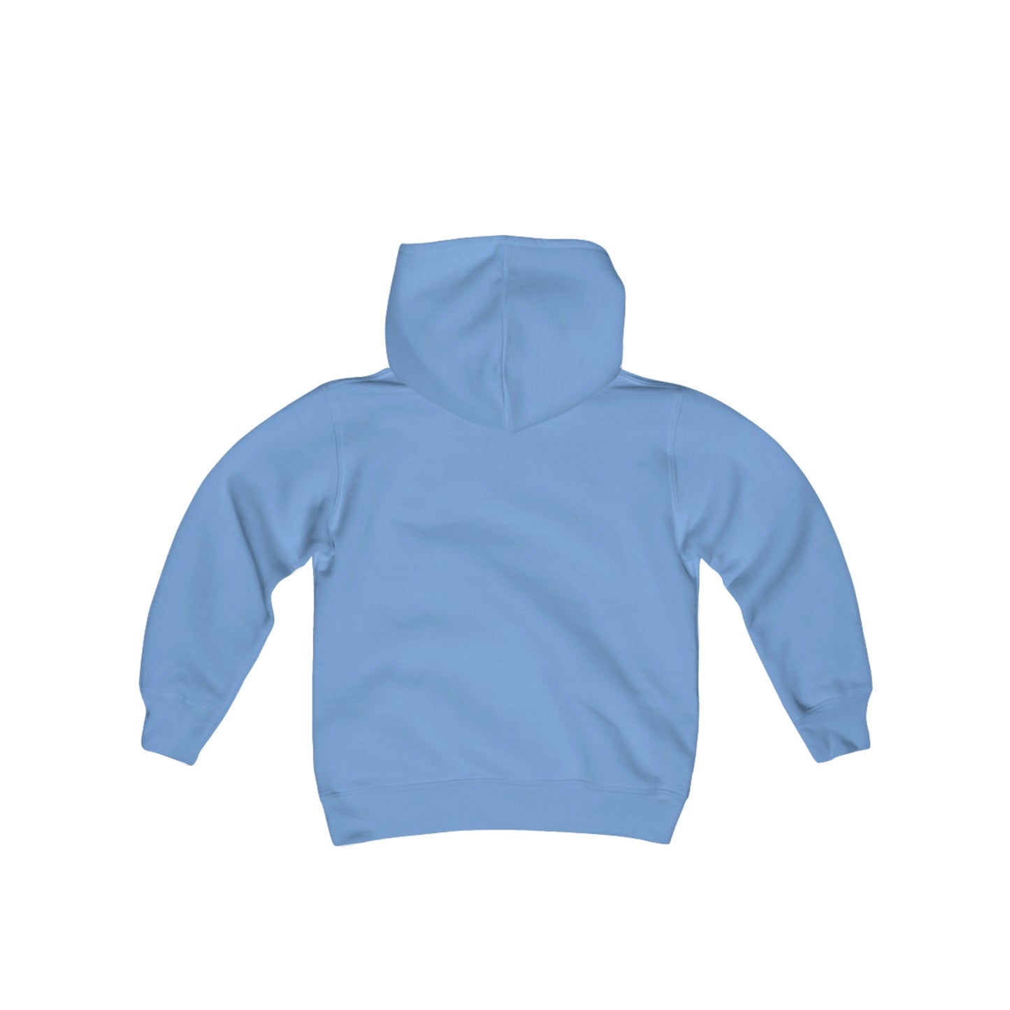 Black HEU HIT EM UP Logo Youth Heavy Blend Hooded Sweatshirt