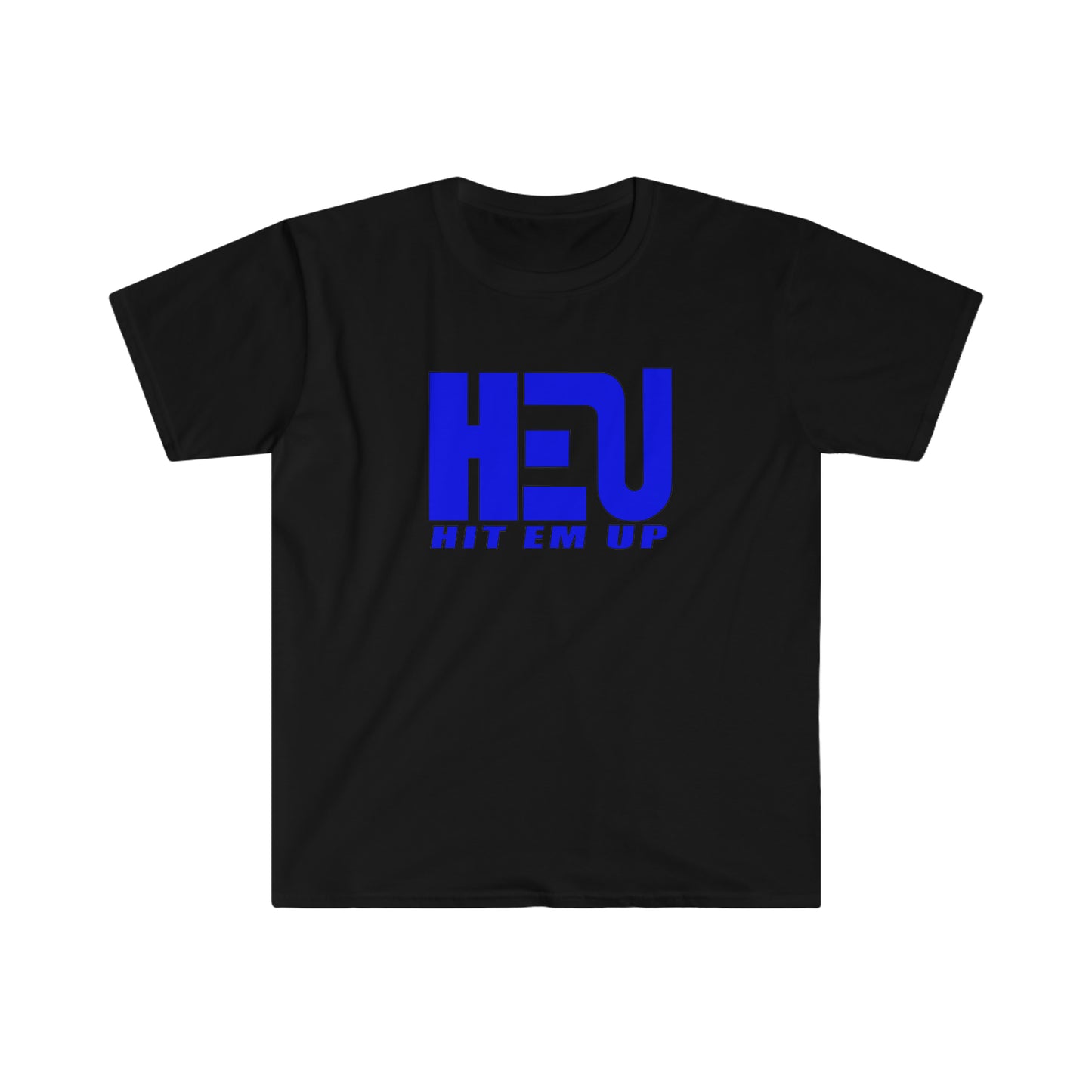 Blue HEU HIT EM UP Logo T-Shirt