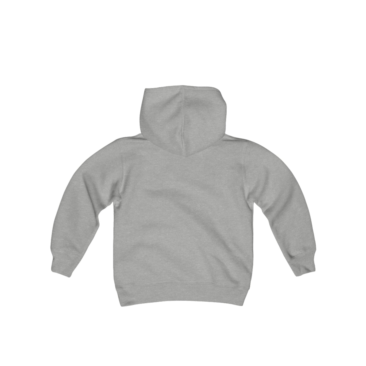 Black HEU HIT EM UP Logo Youth Heavy Blend Hooded Sweatshirt