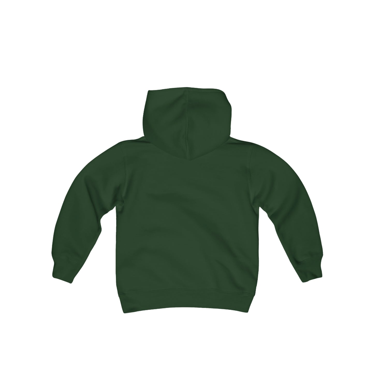 Black HEU HIT EM UP Logo Youth Heavy Blend Hooded Sweatshirt