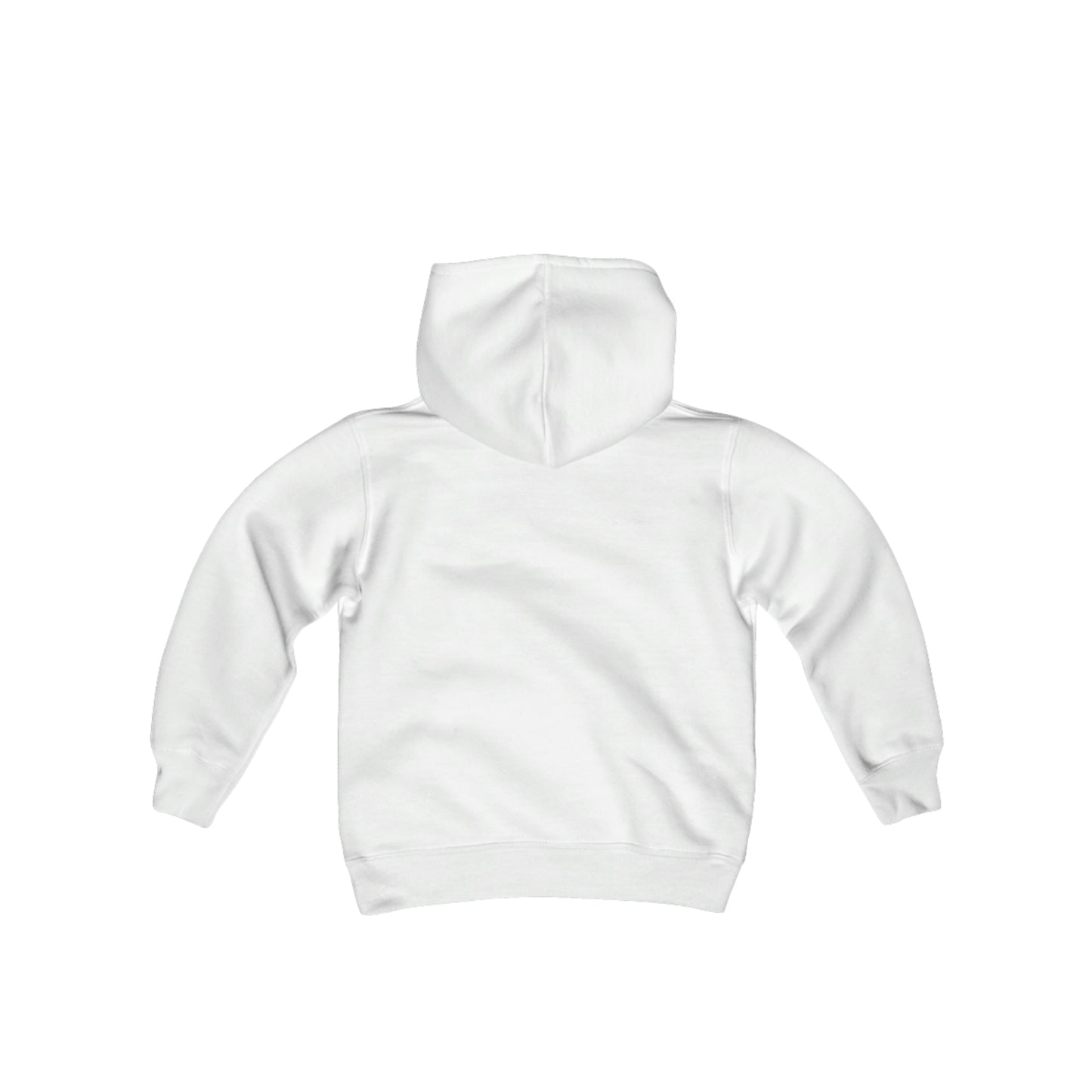 Black HEU HIT EM UP Logo Youth Heavy Blend Hooded Sweatshirt