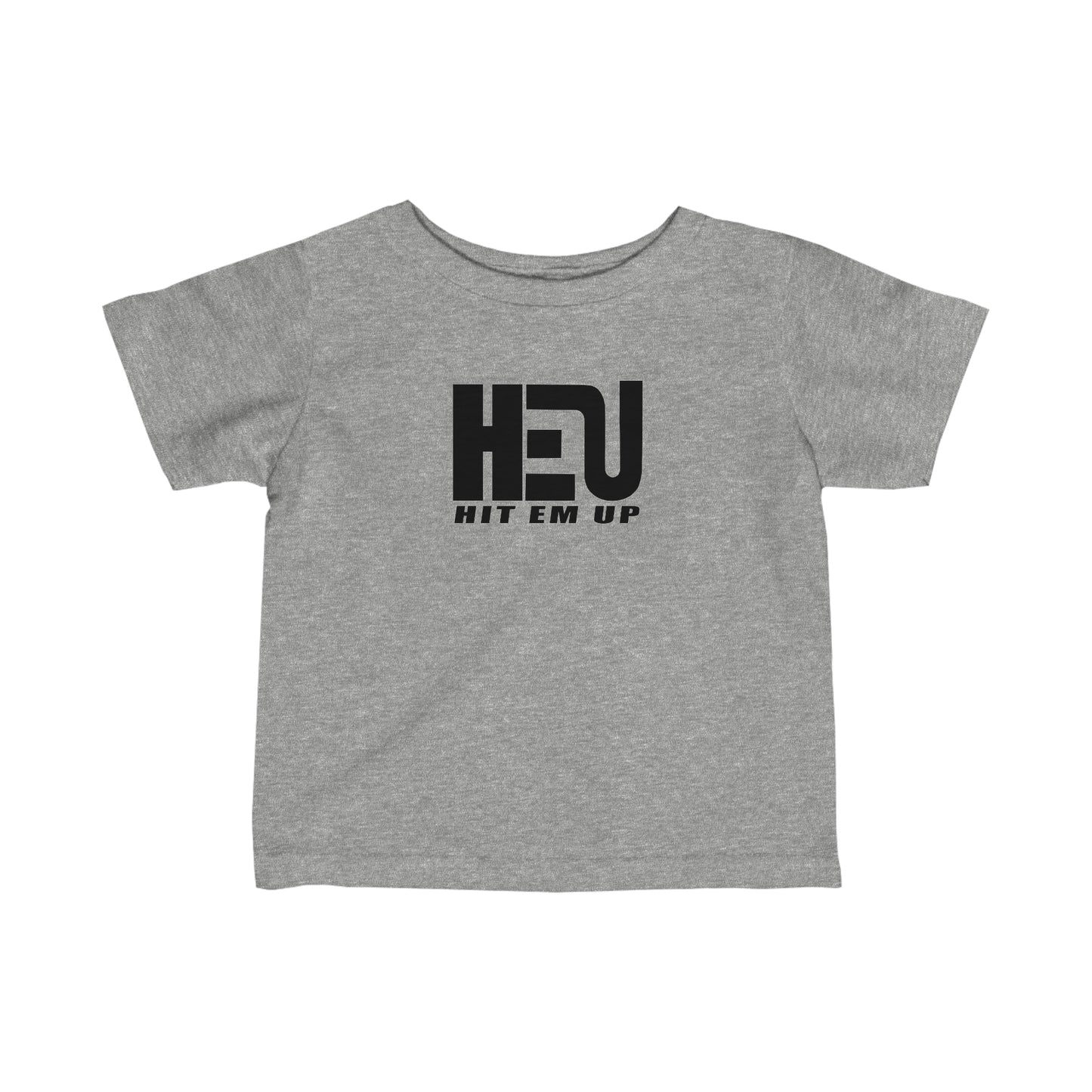 Black HIT EM UP Logo Infant Fine Jersey Tee