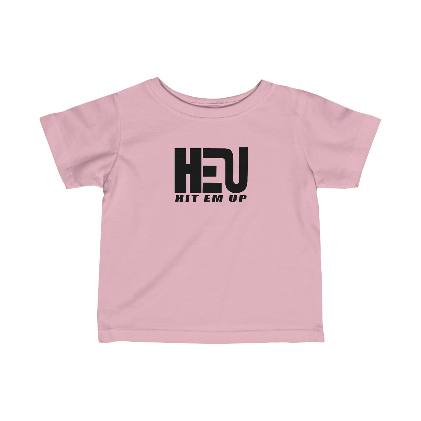 Black HIT EM UP Logo Infant Fine Jersey Tee