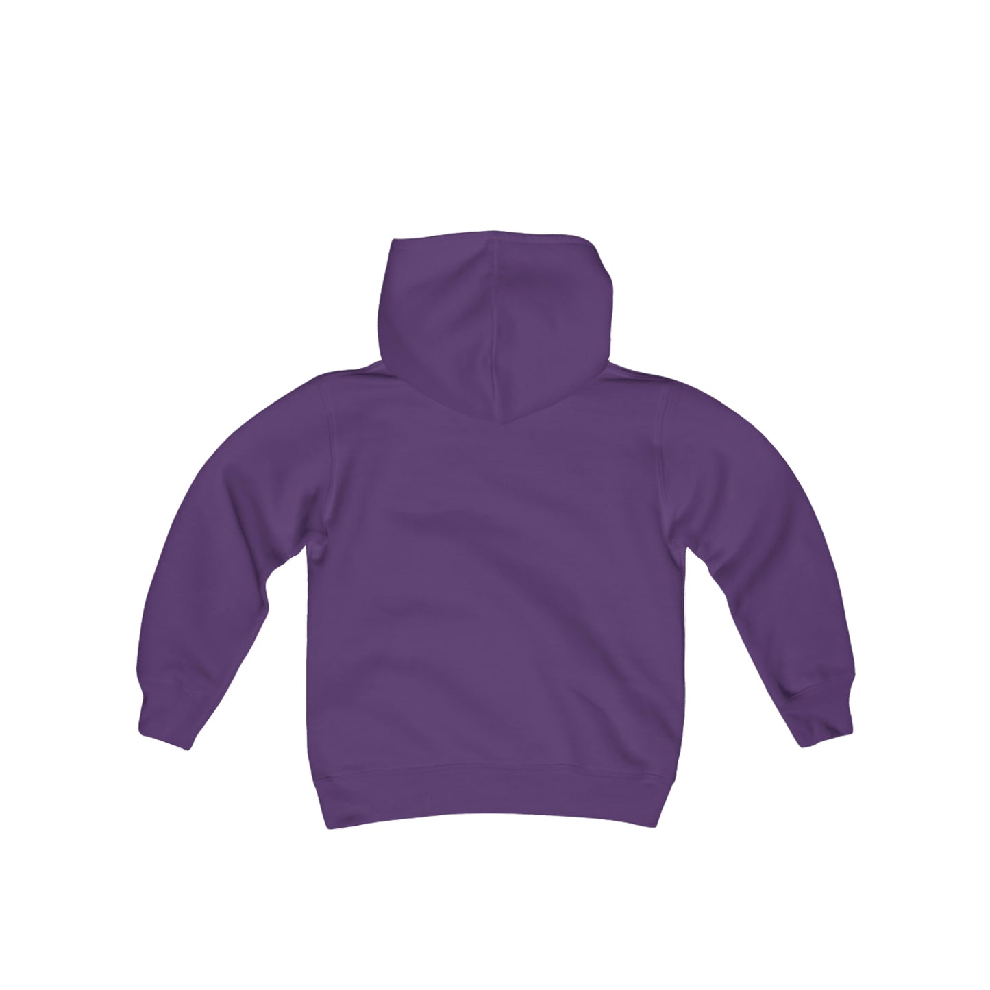 Black HEU HIT EM UP Logo Youth Heavy Blend Hooded Sweatshirt
