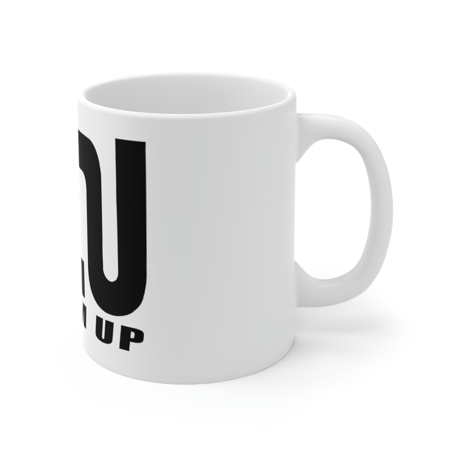 Black HIT EM UP Logo Ceramic Mug 11oz