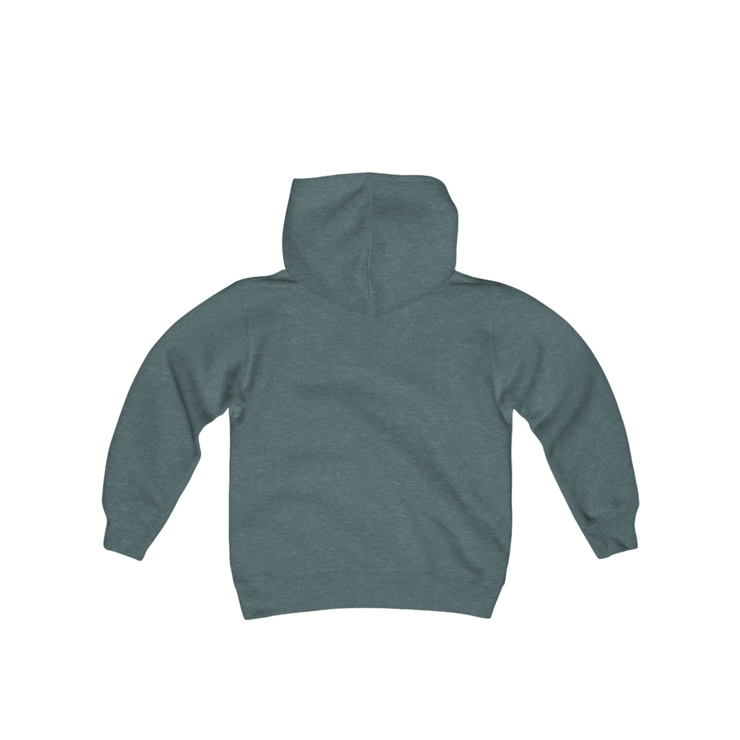 Black HEU HIT EM UP Logo Youth Heavy Blend Hooded Sweatshirt