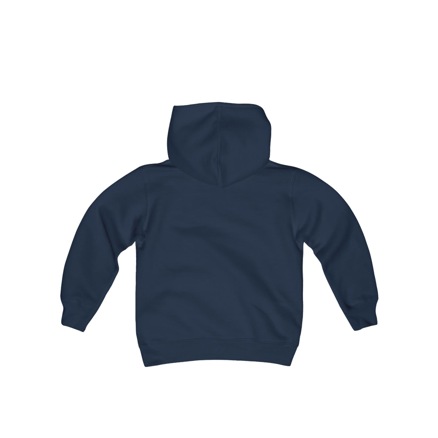 Black HEU HIT EM UP Logo Youth Heavy Blend Hooded Sweatshirt