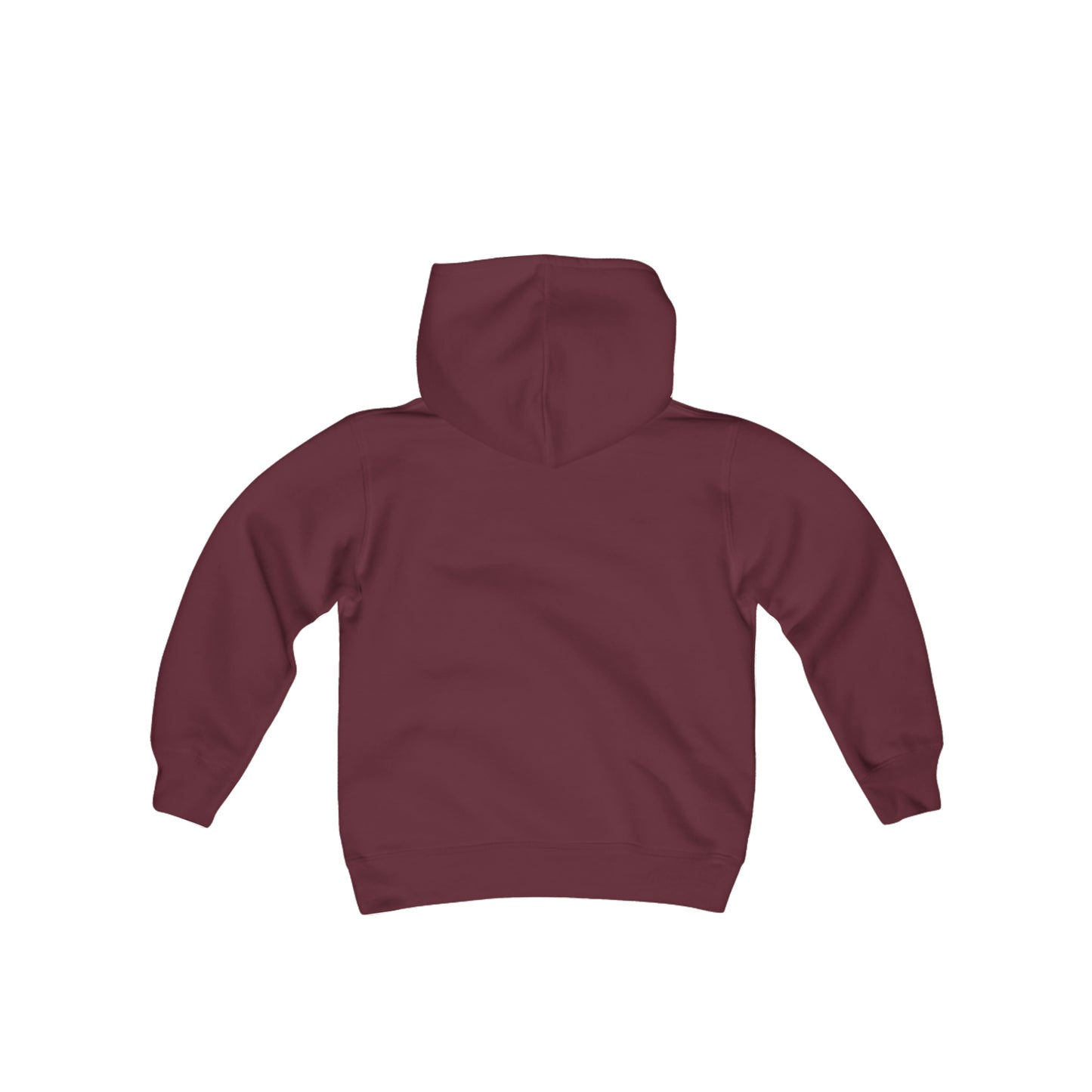 Black HEU HIT EM UP Logo Youth Heavy Blend Hooded Sweatshirt