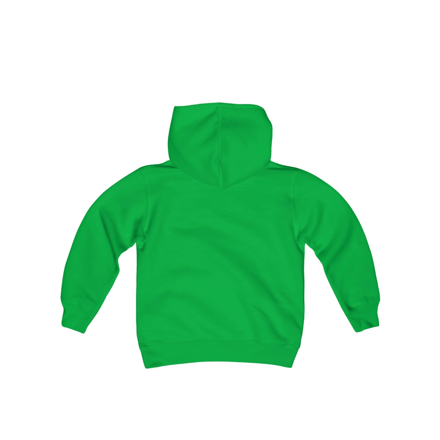 Black HEU HIT EM UP Logo Youth Heavy Blend Hooded Sweatshirt