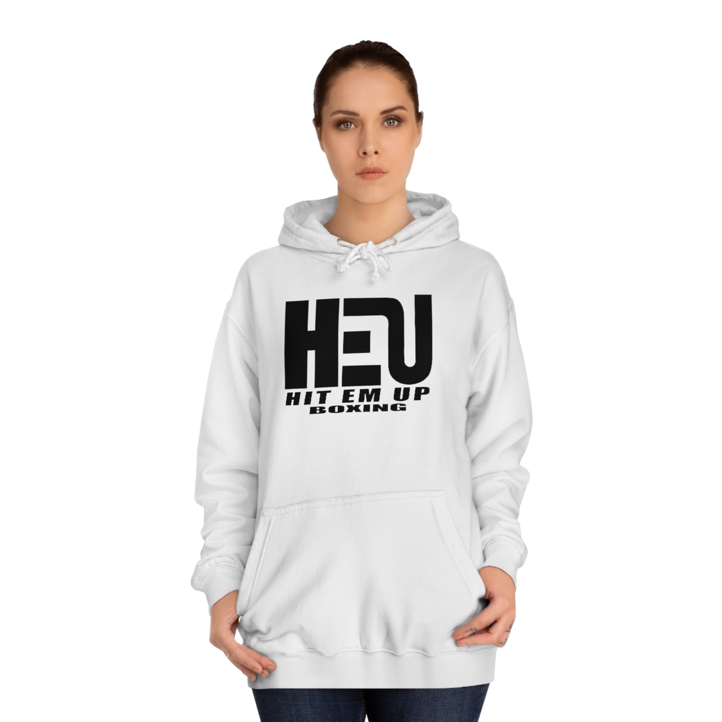 HEU Boxing Unisex Hoodie - Black Logo