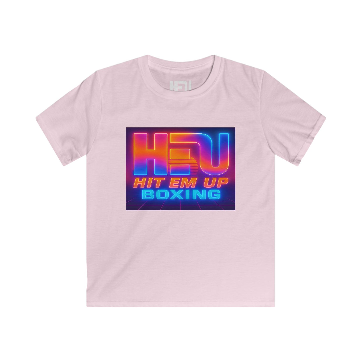 HEU Boxing Retrowave Remix Kids T-Shirt