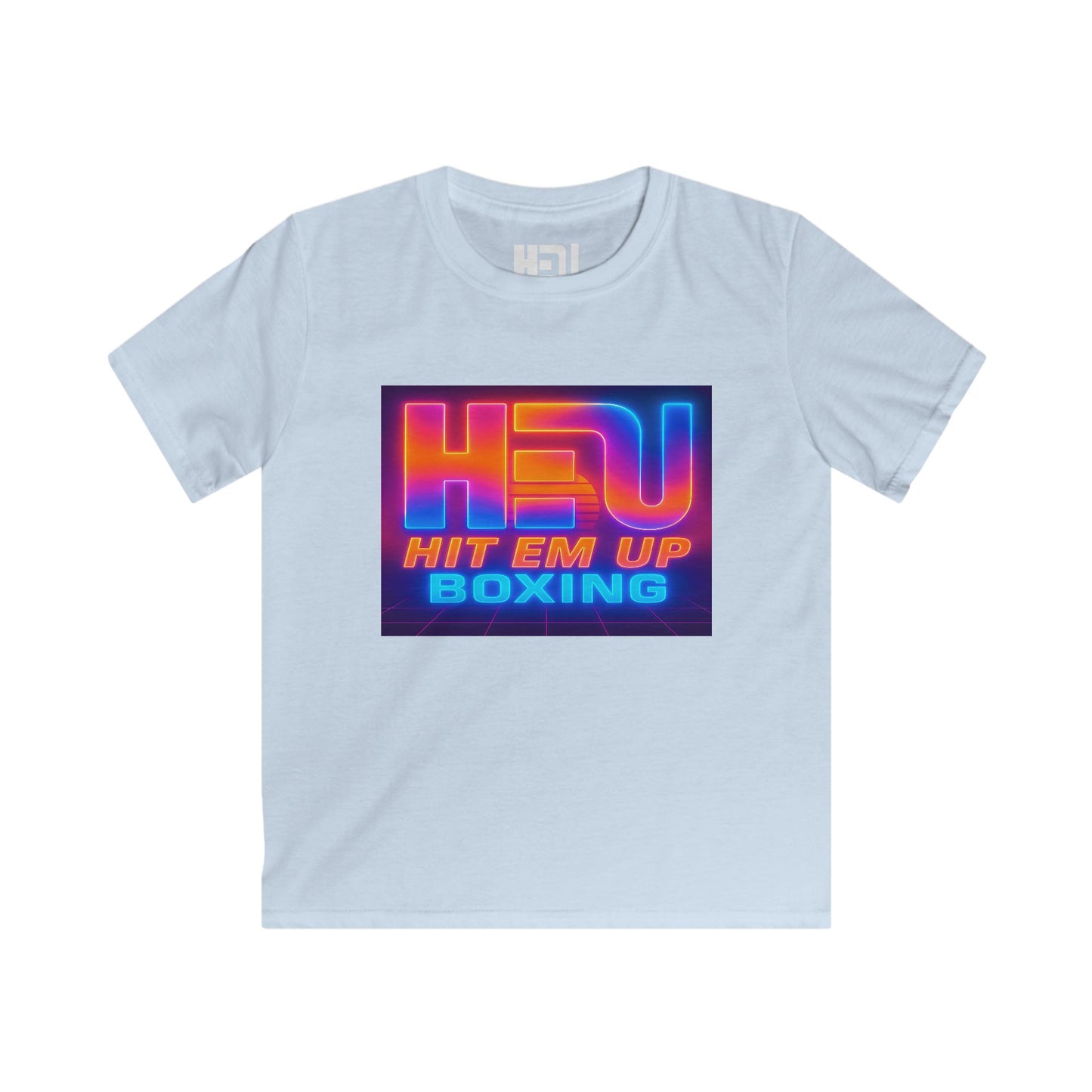 HEU Boxing Retrowave Remix Kids T-Shirt