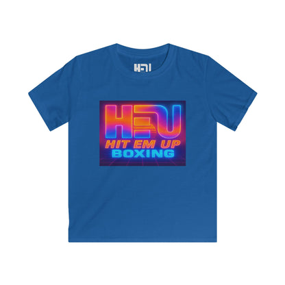 HEU Boxing Retrowave Remix Kids T-Shirt