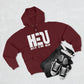 HEU Hit Em Up Unisex Full Zip Hoodie - White Logo