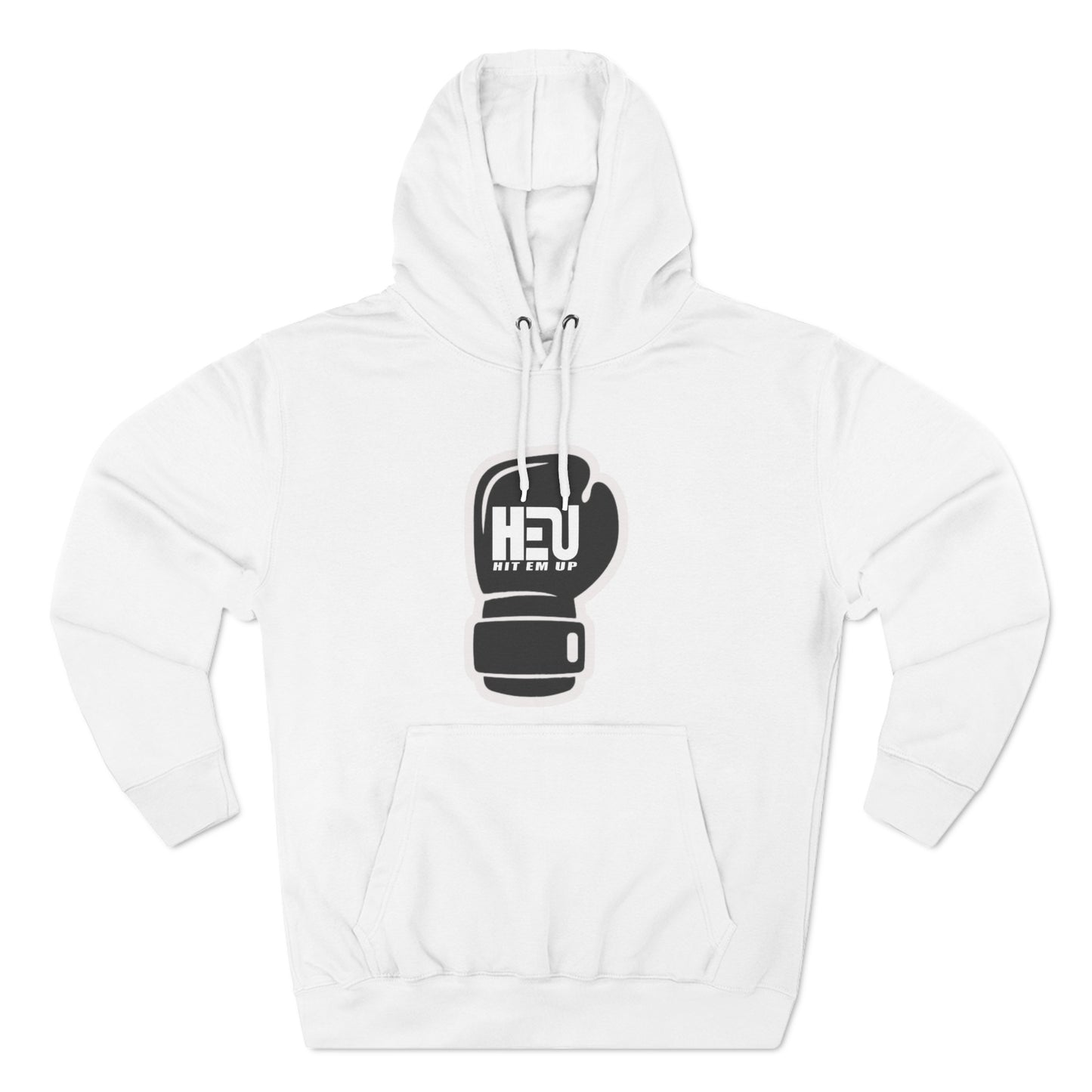 Hit Em UP Glove Logo Premium Pullover Hoodie