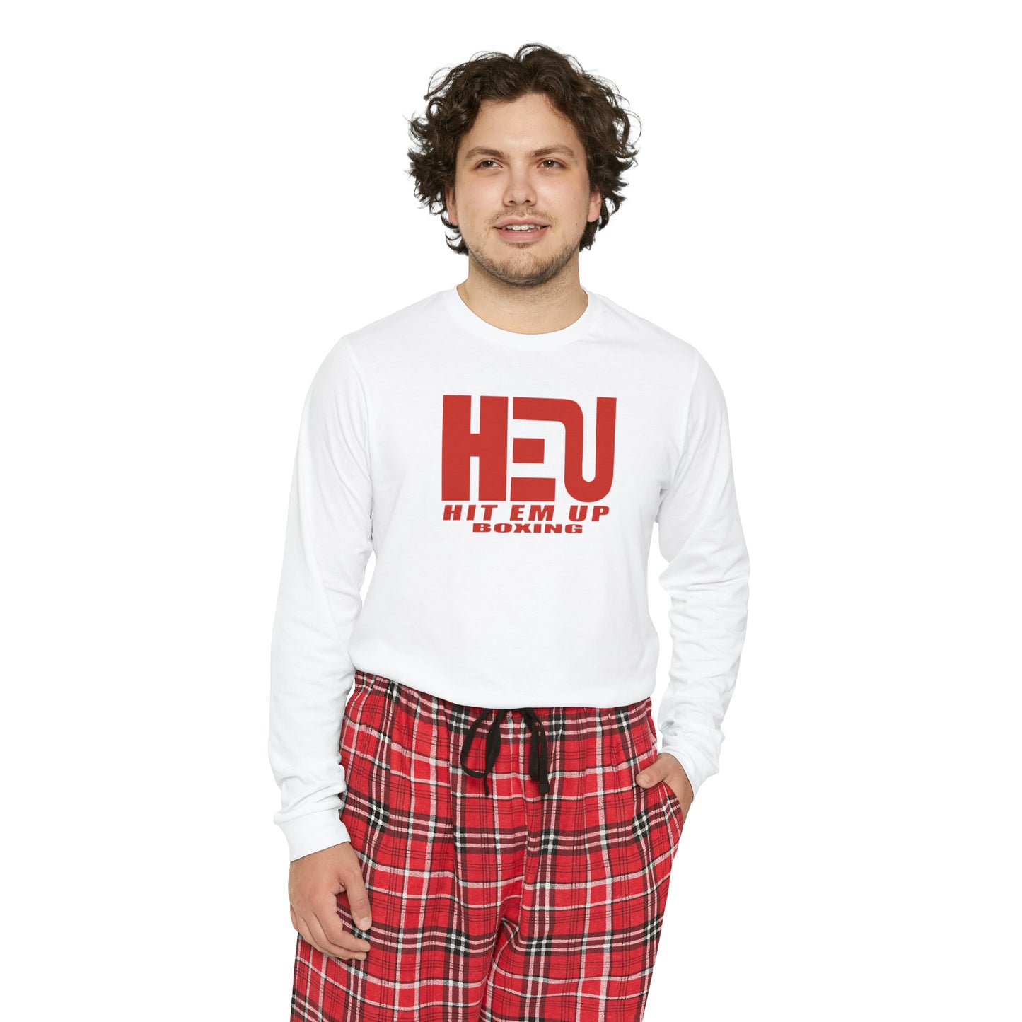 HEU Boxing Men's Long Sleeve Pajama Set