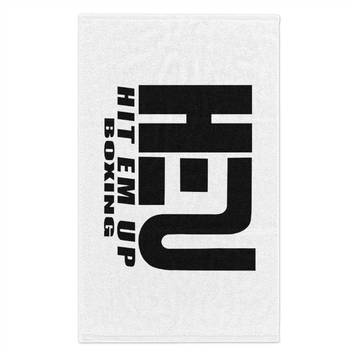 White HEU Boxing Sport Towel