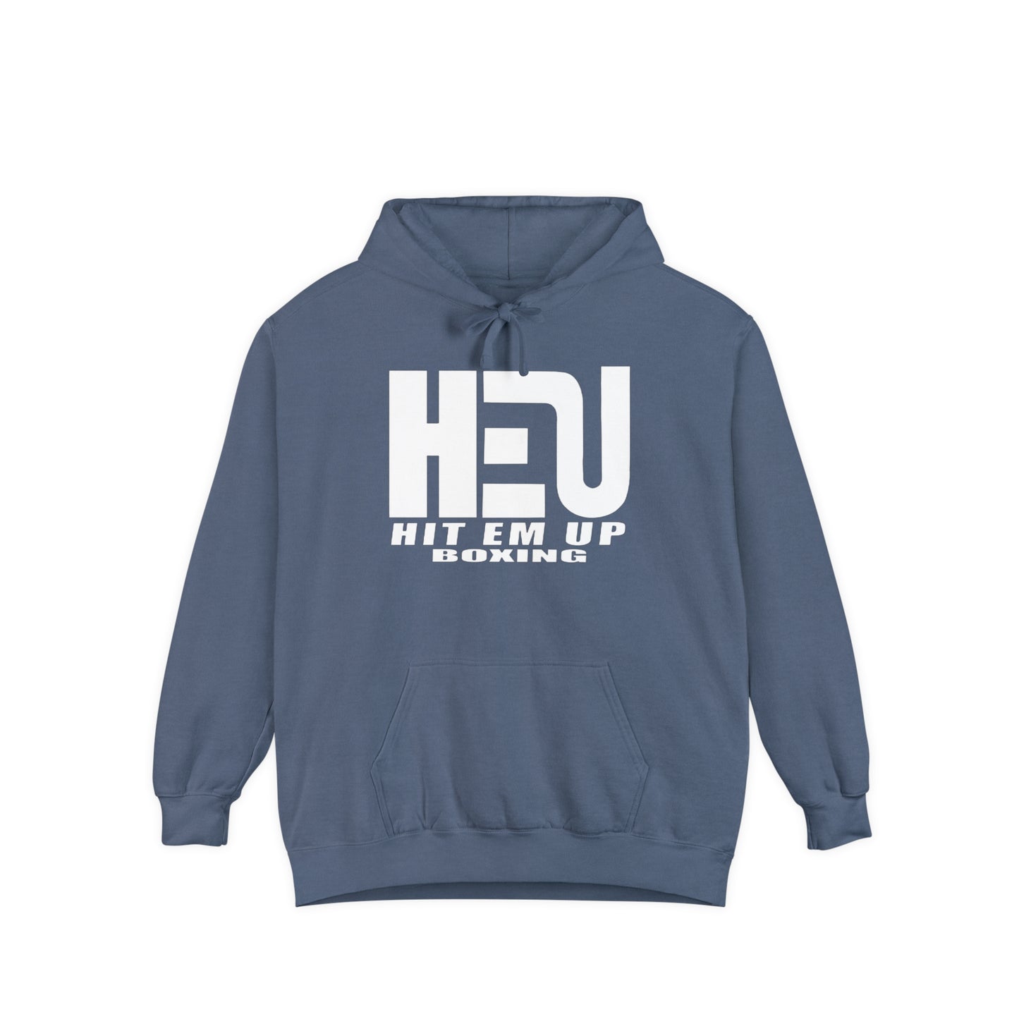 HEU Boxing Heavyweight Unisex Hoodie - White Logo