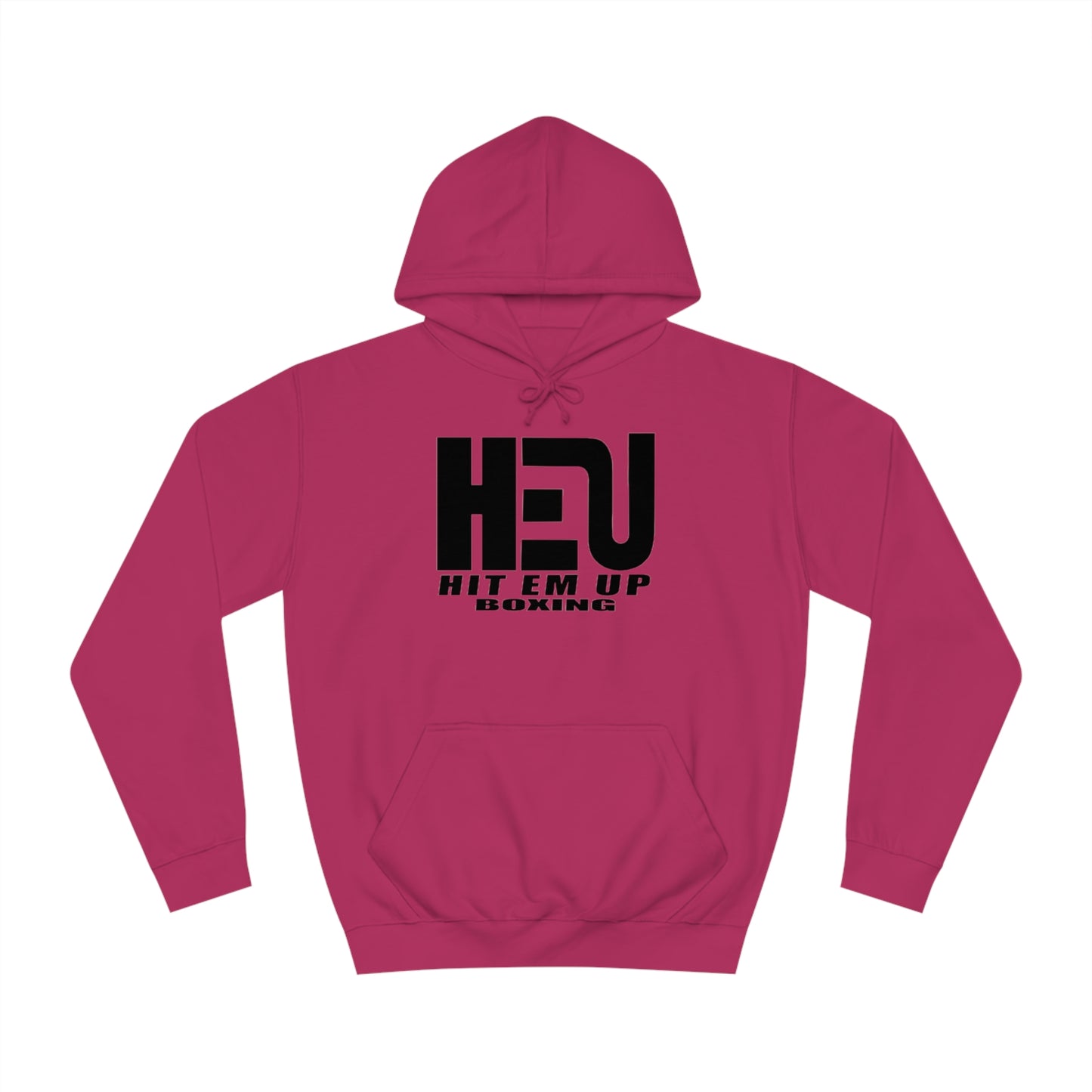 HEU Boxing Unisex Hoodie - Black Logo