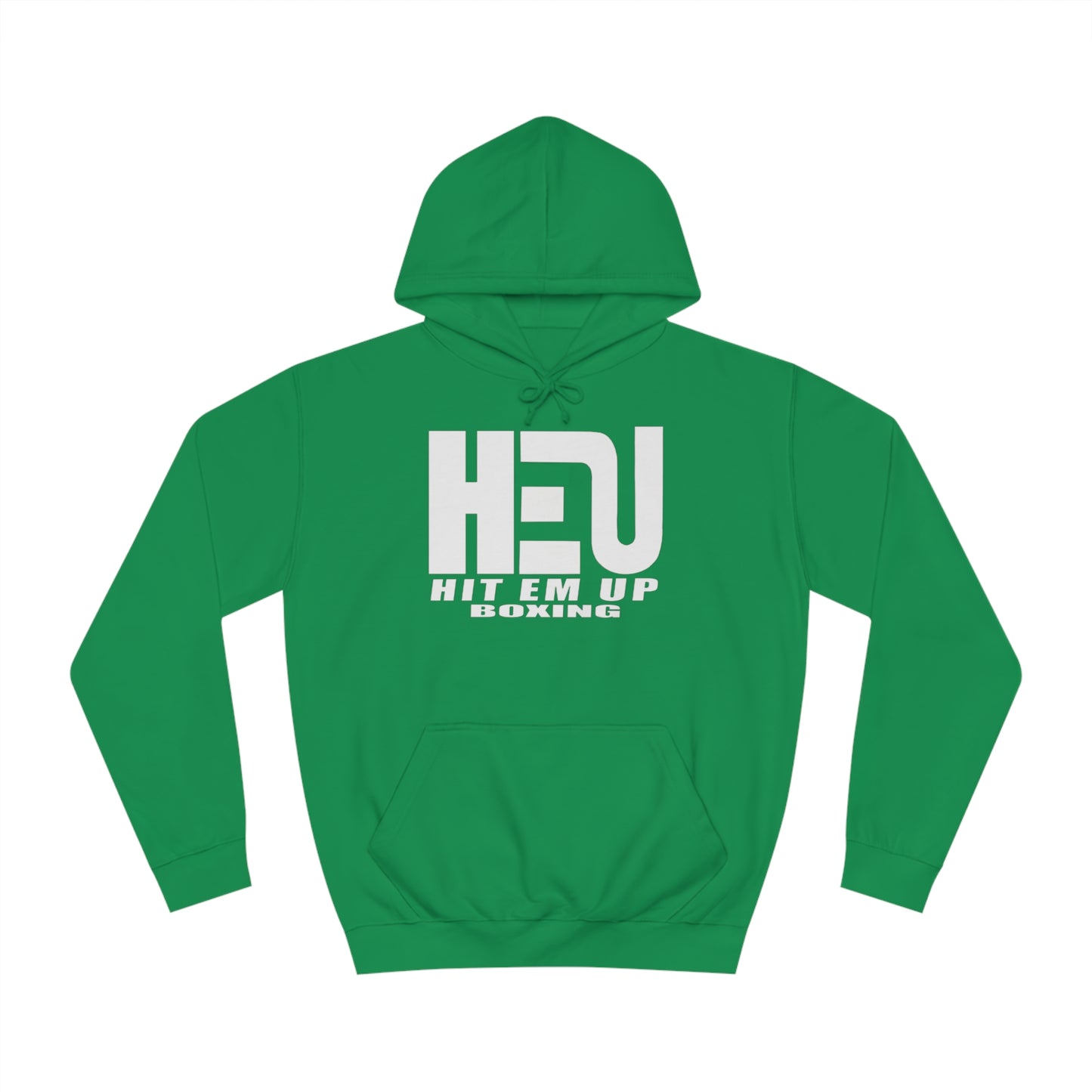 HEU Boxing Unisex Hoodie - White Logo