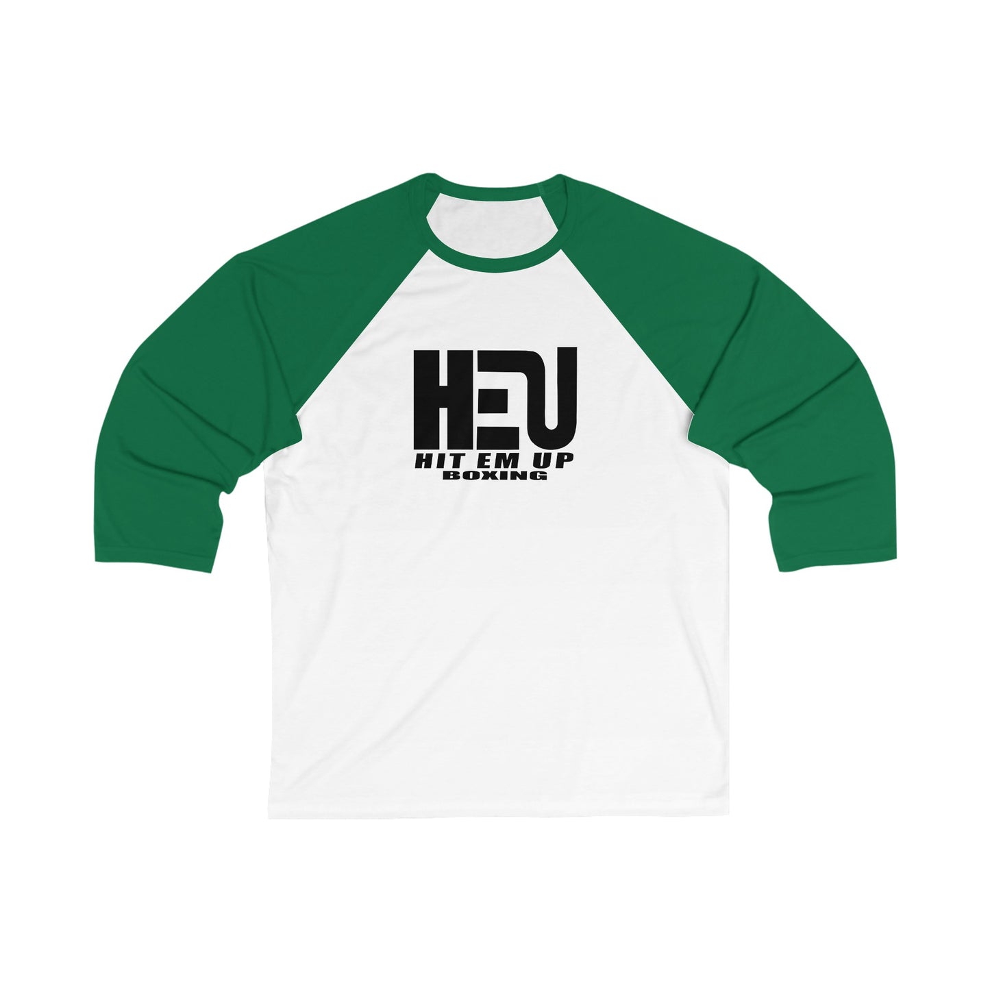 Hit Em Up Boxing Unisex 3\4 Sleeve Baseball Tee